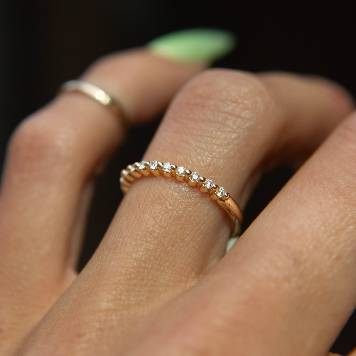 14K Yellow Gold 1/5 CTW Lab-Grown Diamond Anniversary Band | Made to Order