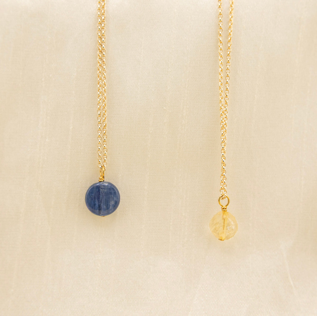 Naomi stone charm | Necklace | Demi-Fine