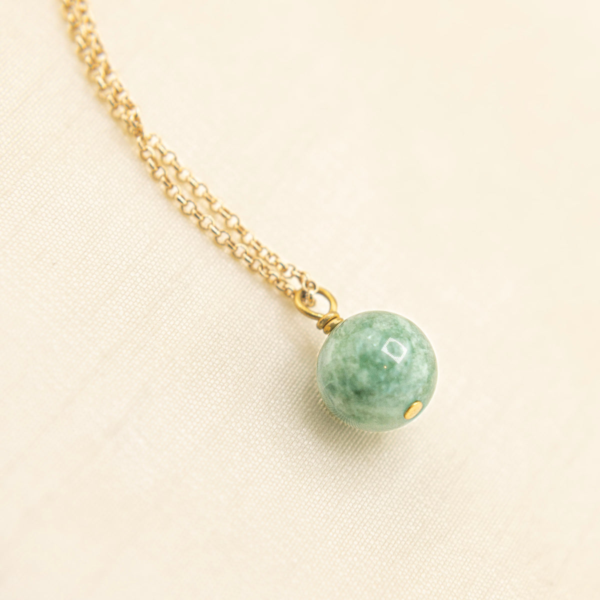 Naomi stone charm | Necklace | Demi-Fine