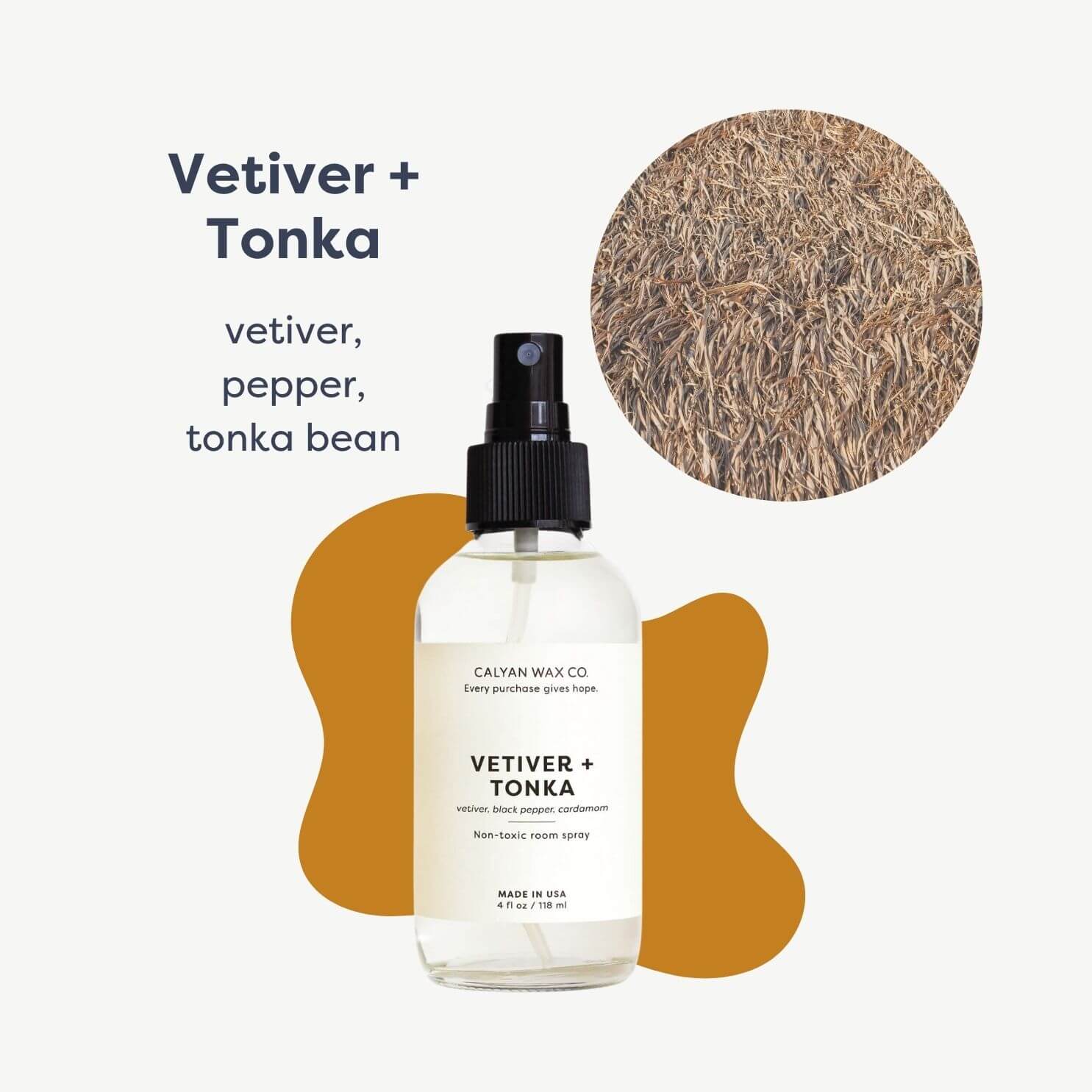 Vetiver + Tonka - Room Spray