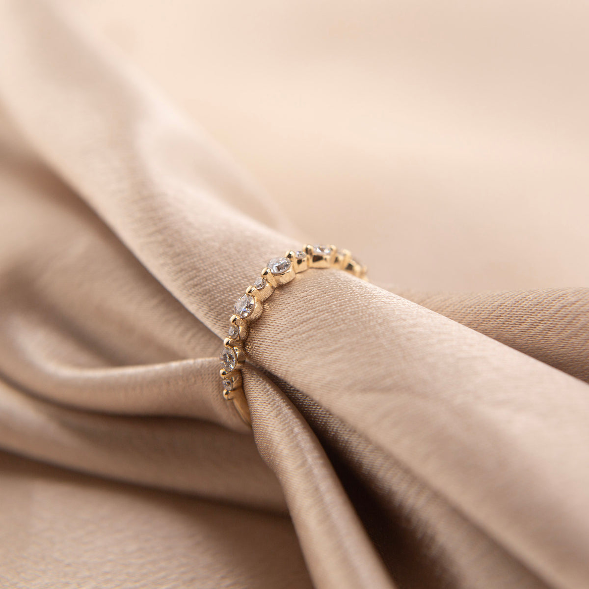 14K Yellow Gold 3/8 CTW Lab-Grown Diamond Anniversary Band | Made to Order