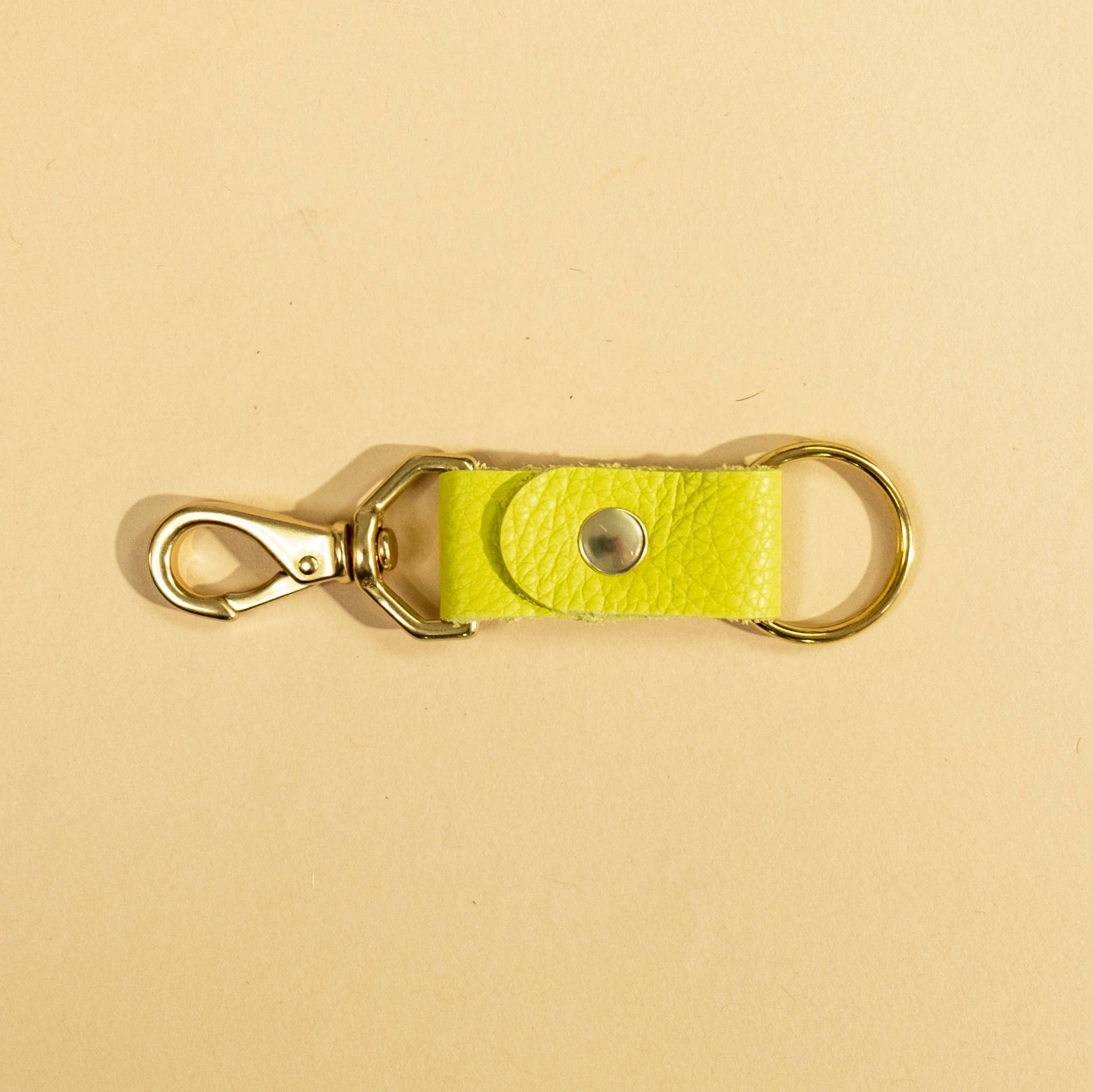Keychain Chartreuse Leather | Lifestyle