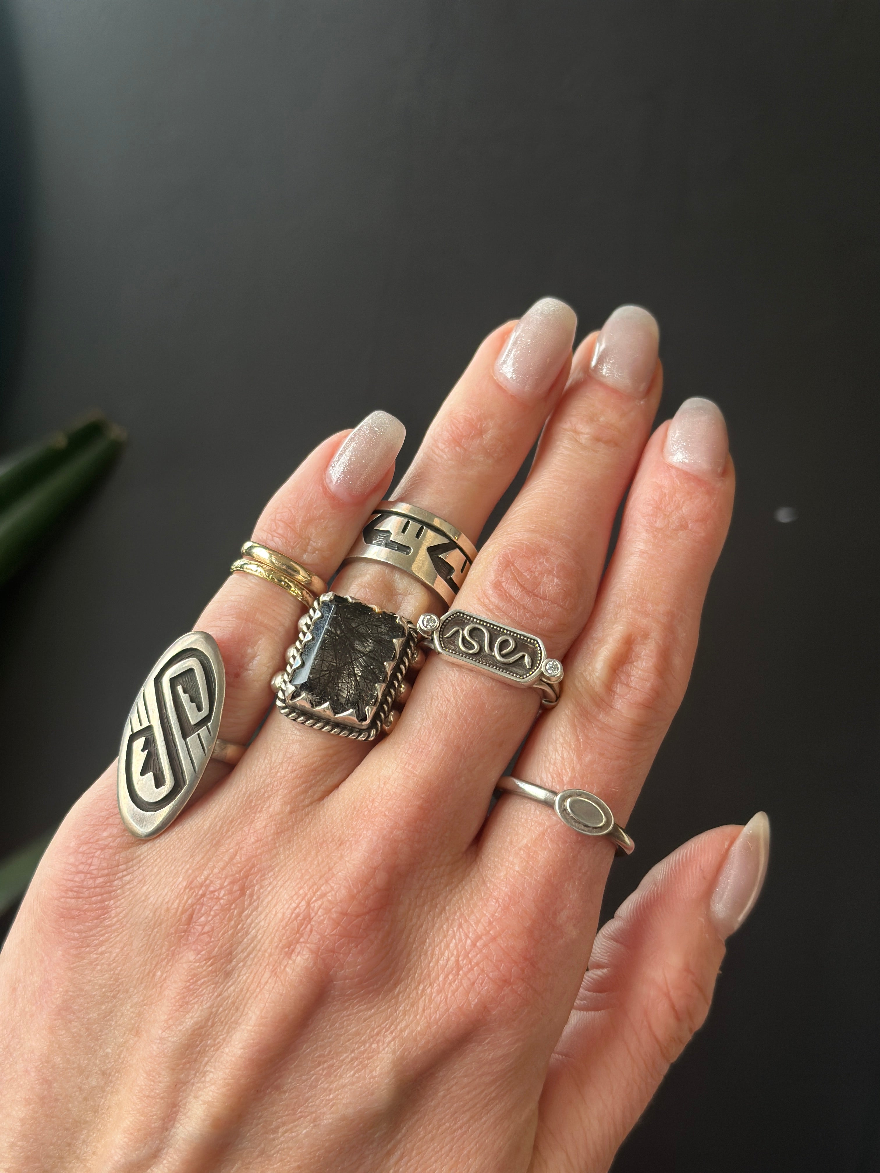 Silver Ceylon | Snake Ring