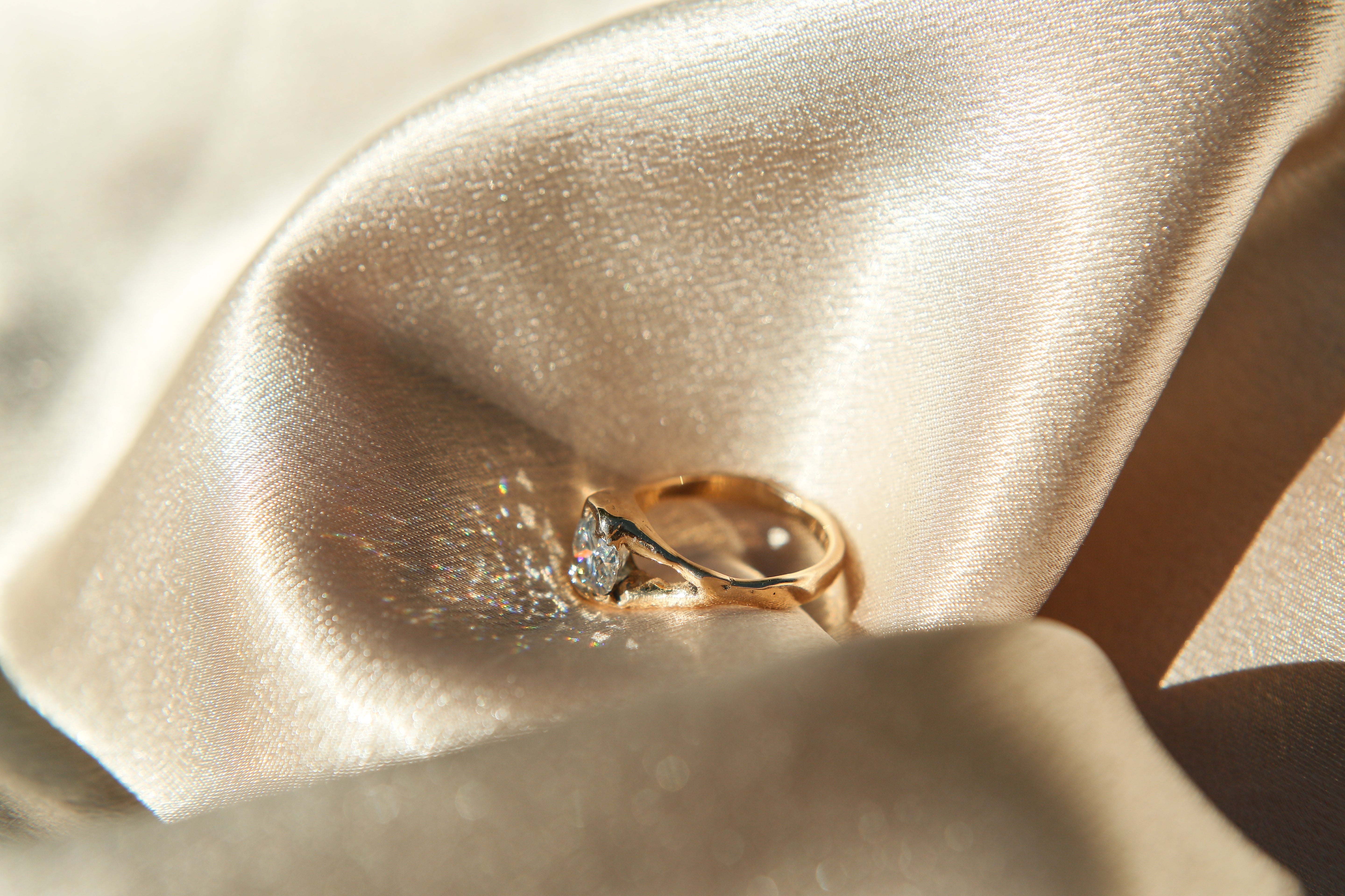 1.5ct Moissanite Freeform LL for Cival| sz 6.5