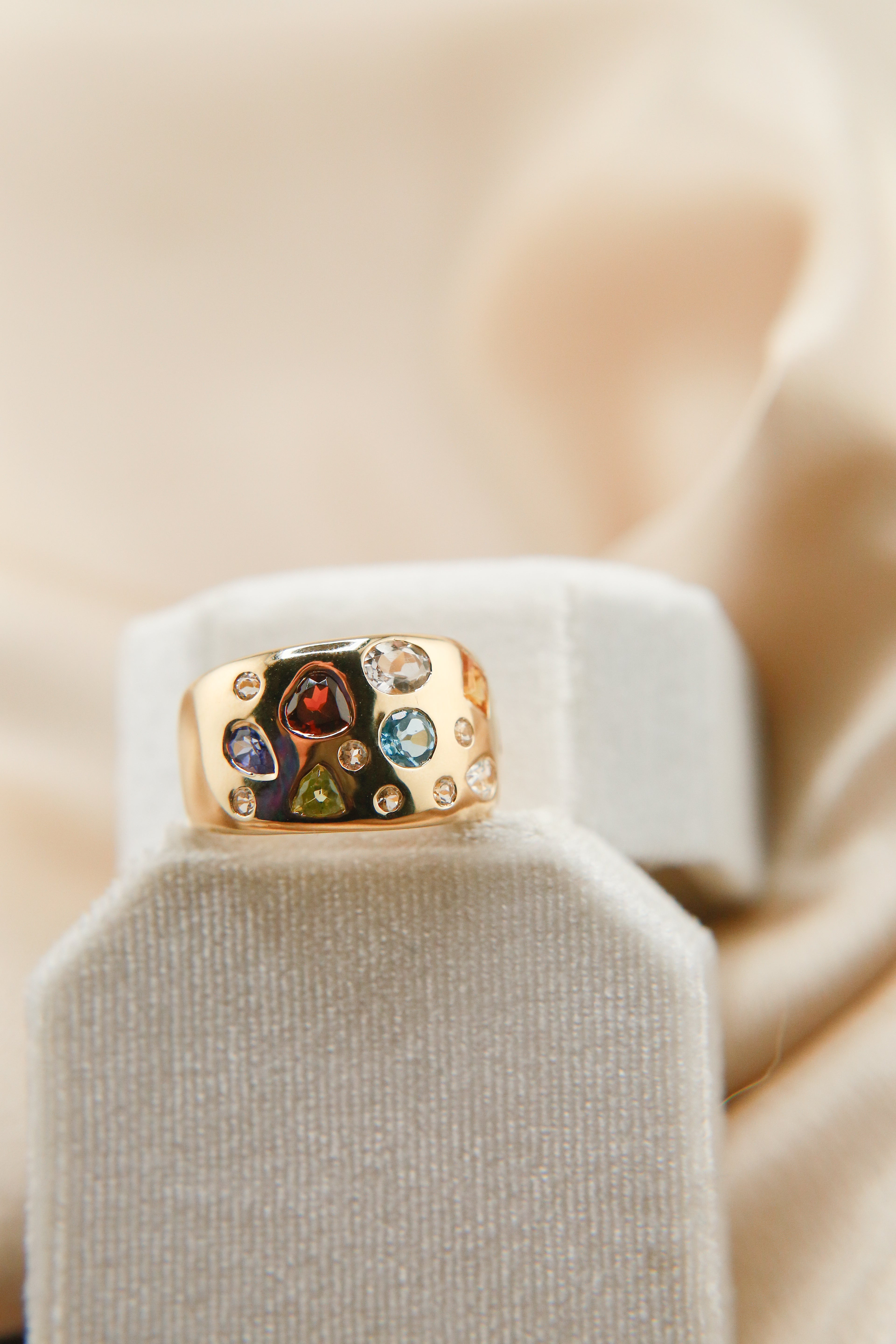 Confetti Gemstone Ring | sz 8