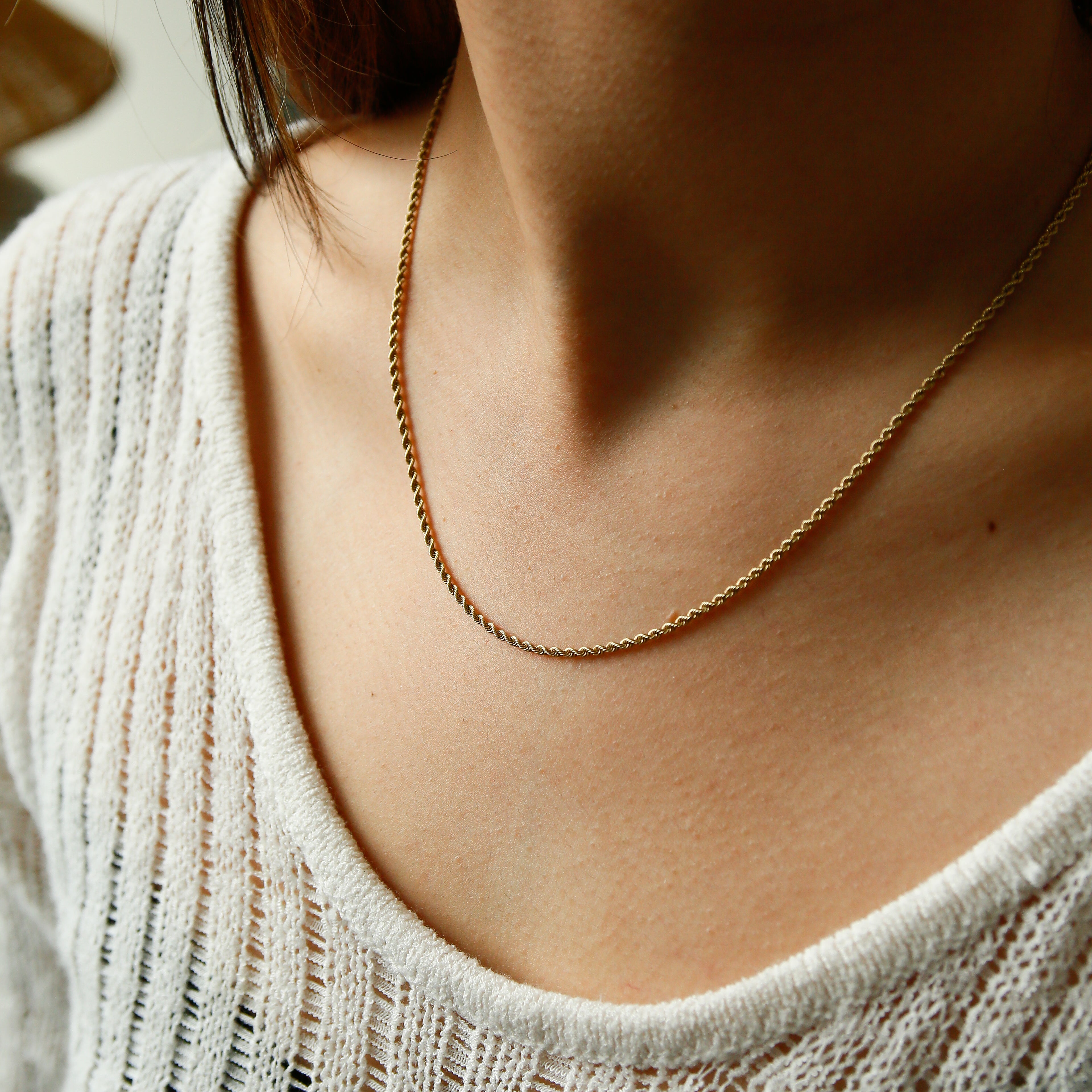 14k Hollow Rope Chain