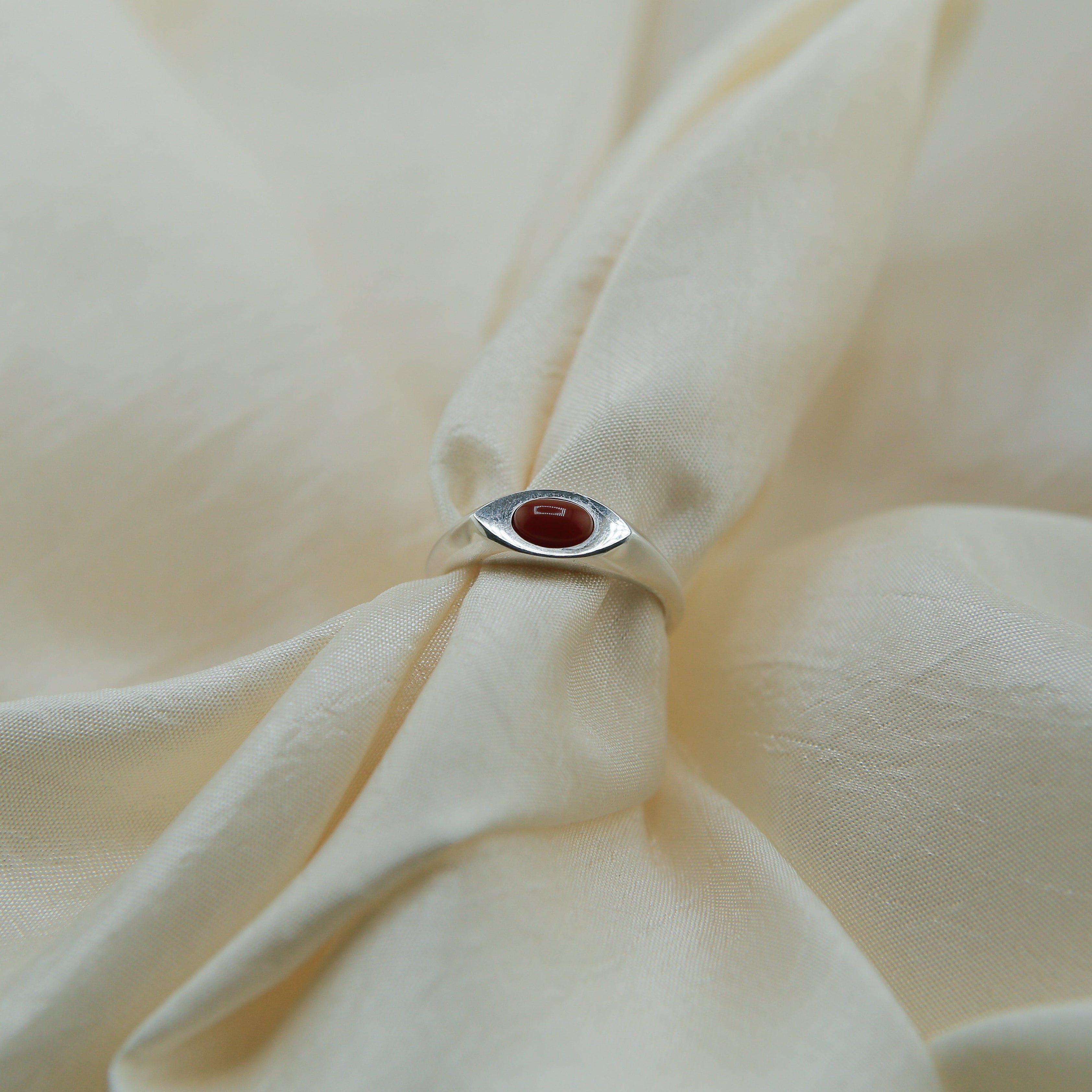 Kira Silver Red Agate | Ring