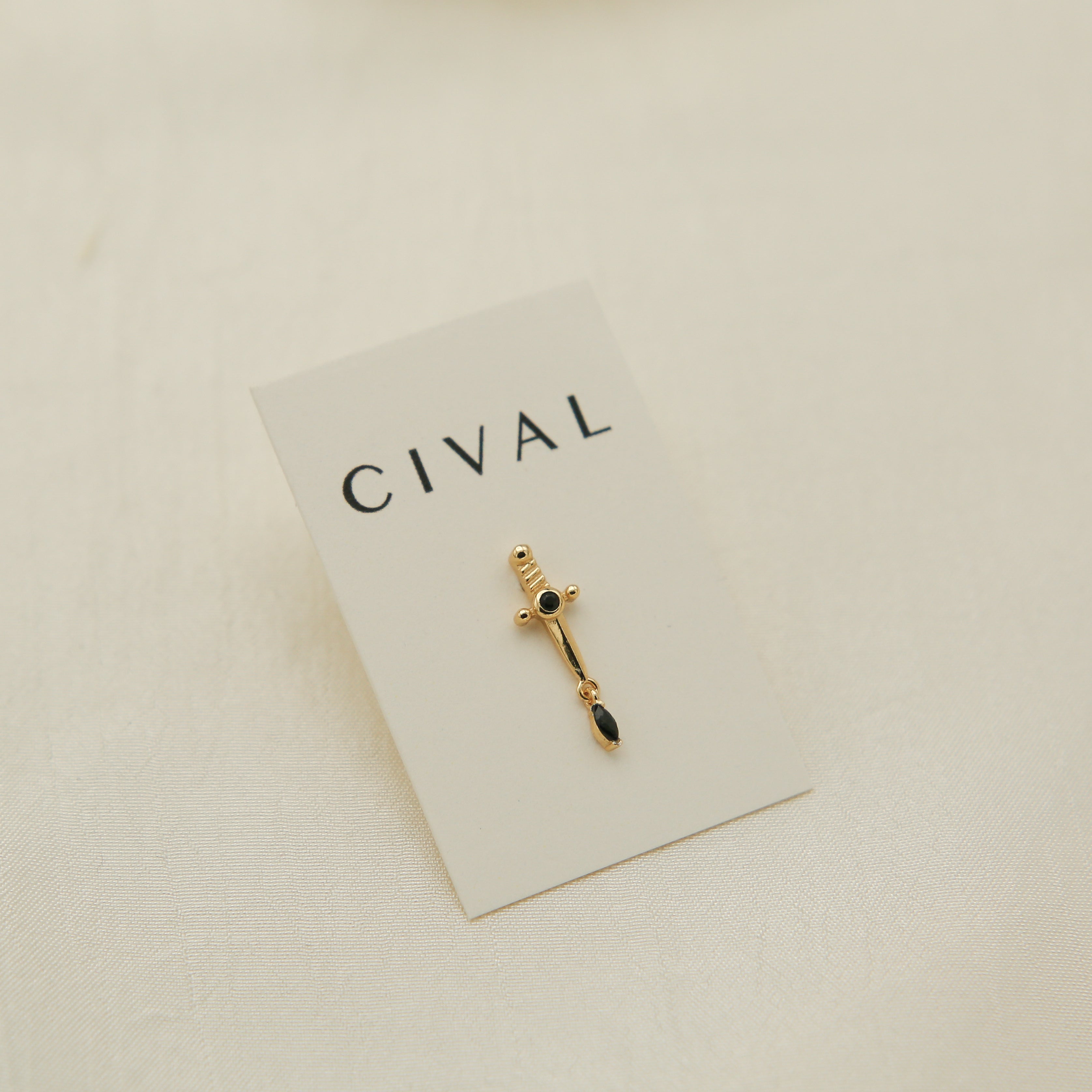 Mercy Flatback Single Piercing