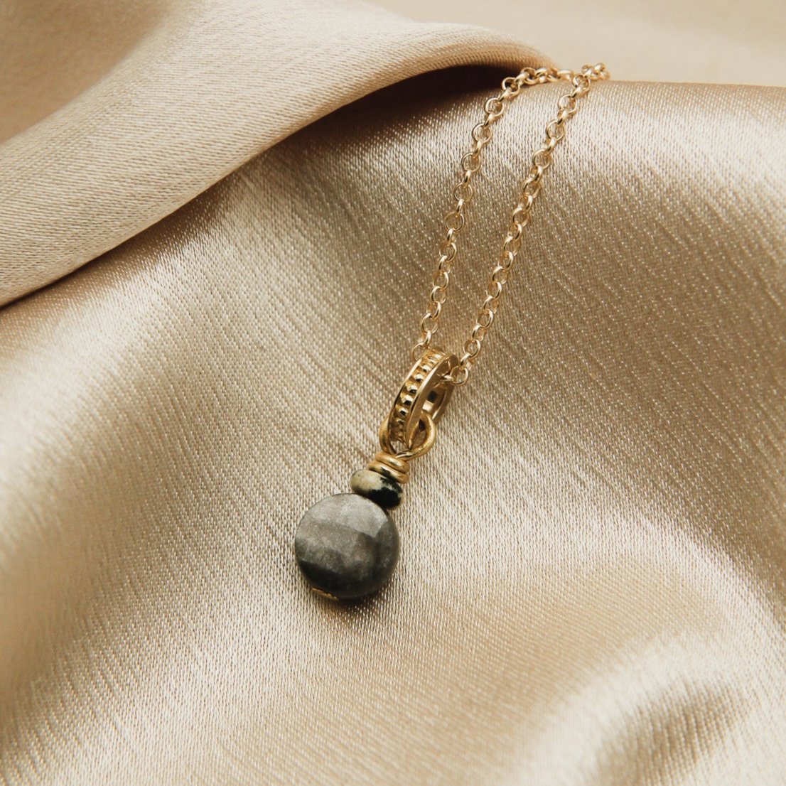 Fable Stone Pendant | 14k Gold Fill