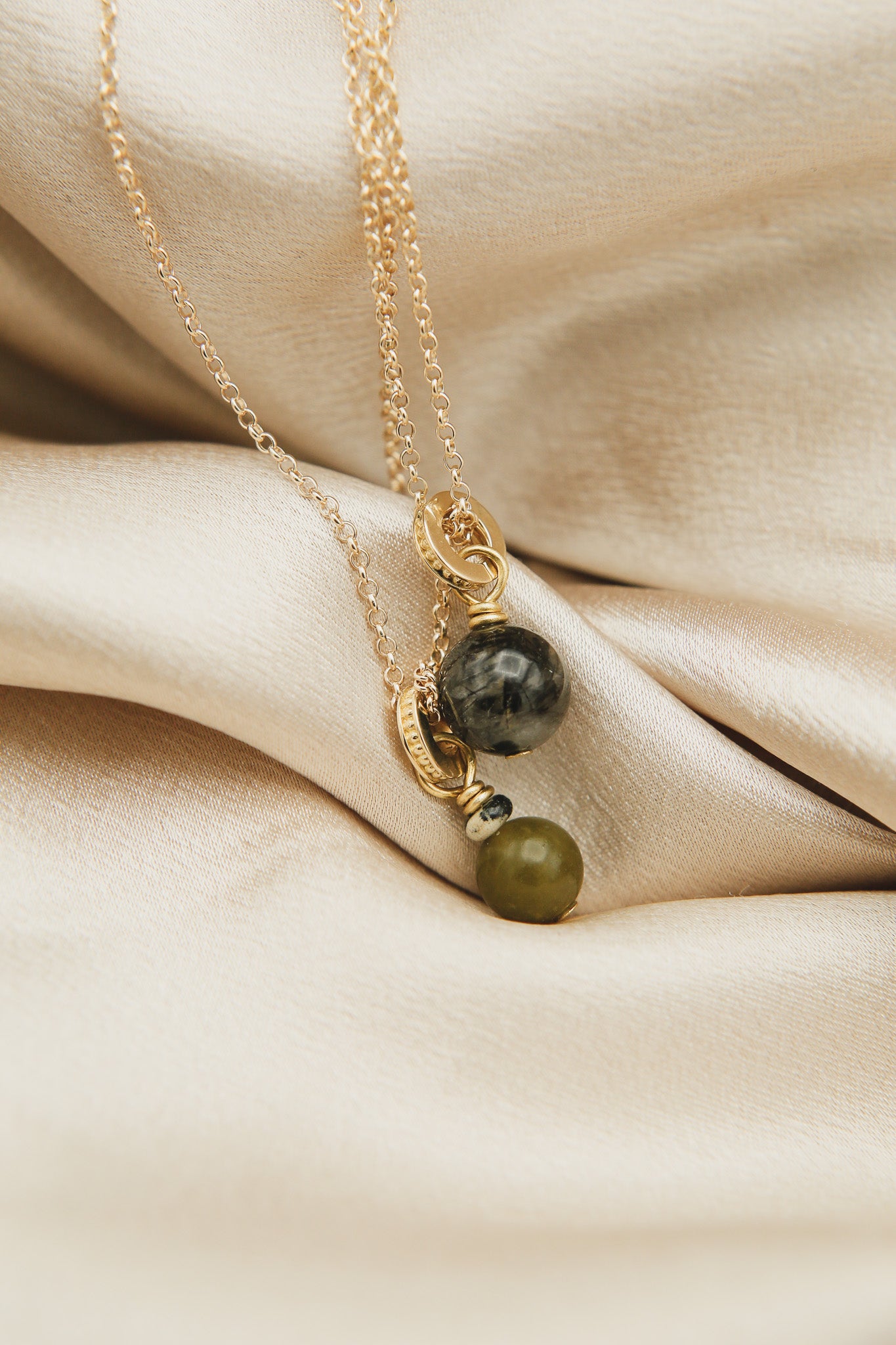 Fable Stone Pendant | 14k Gold Fill