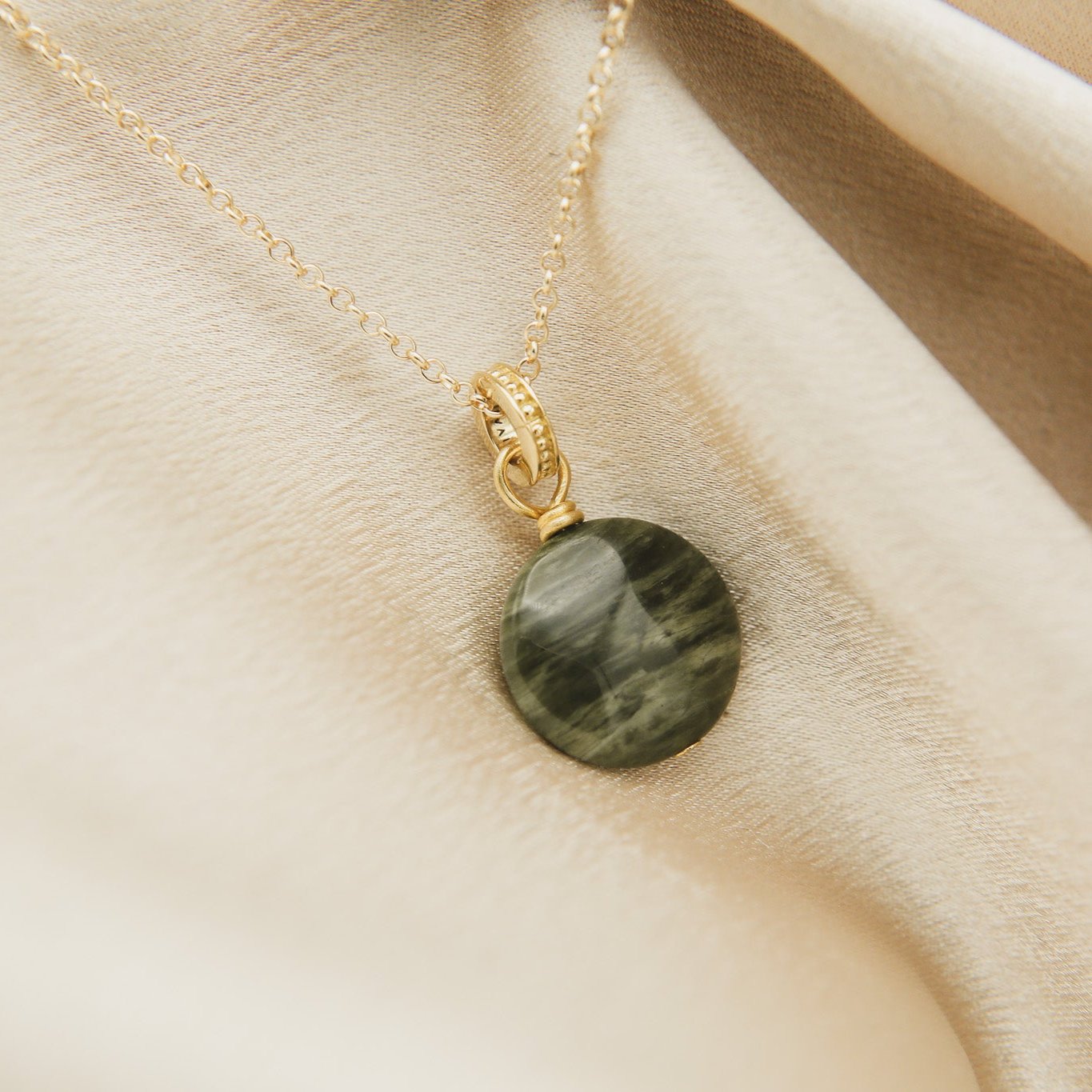 Fable Stone Pendant | 14k Gold Fill