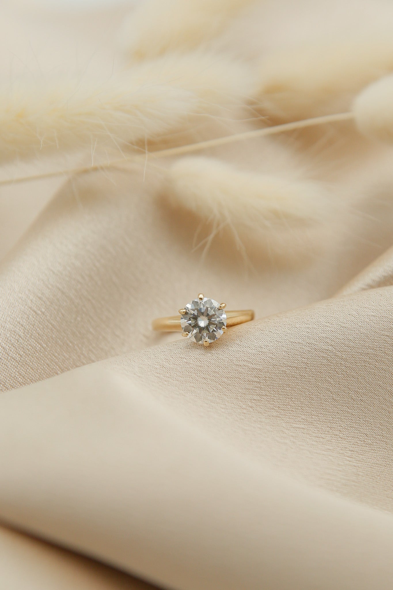 Vintage 1.5 ct Moissanite Solitaire | Sz 5.5