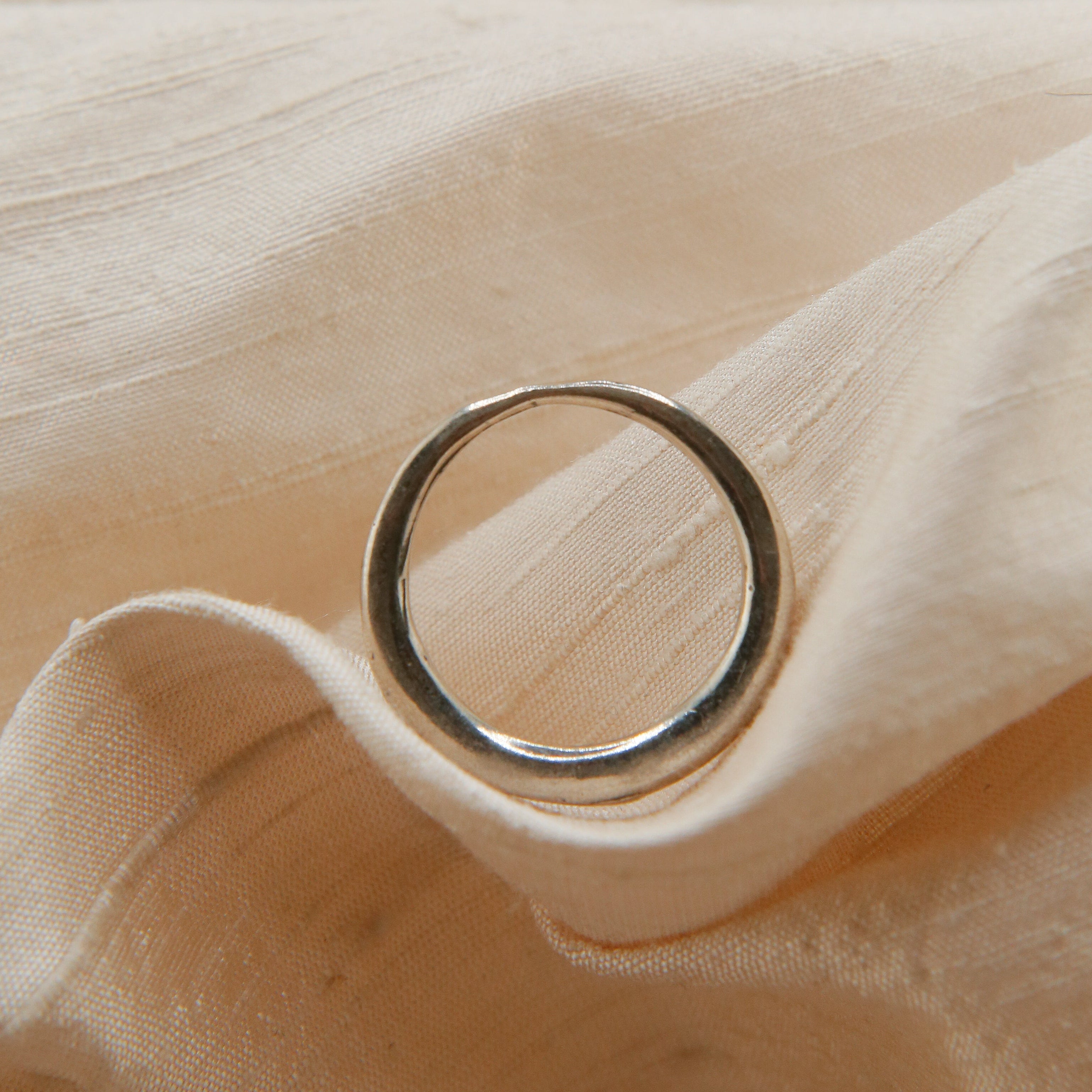 Organic Sterling Silver Ring | sz 7