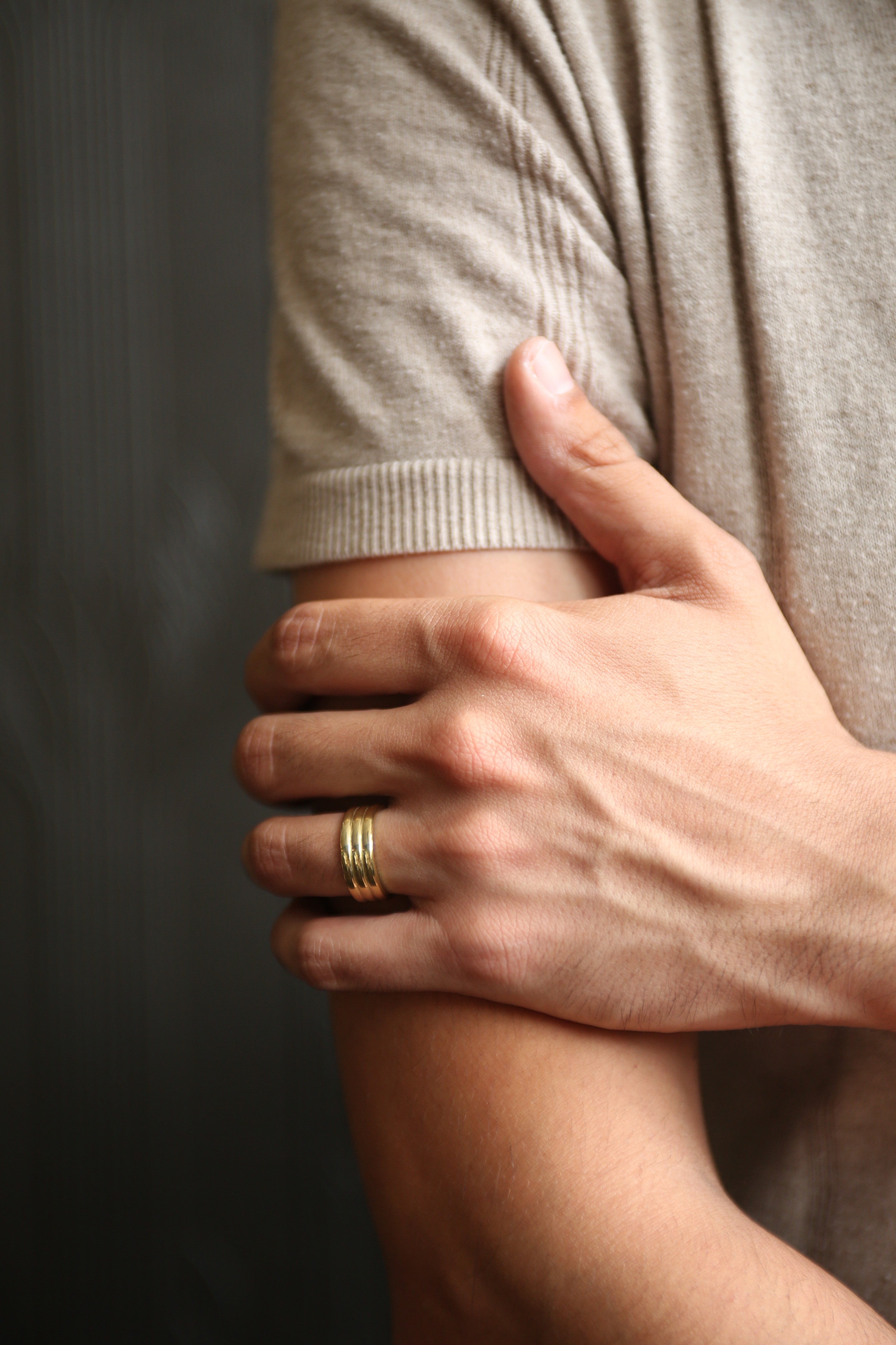 Brass ella band on model