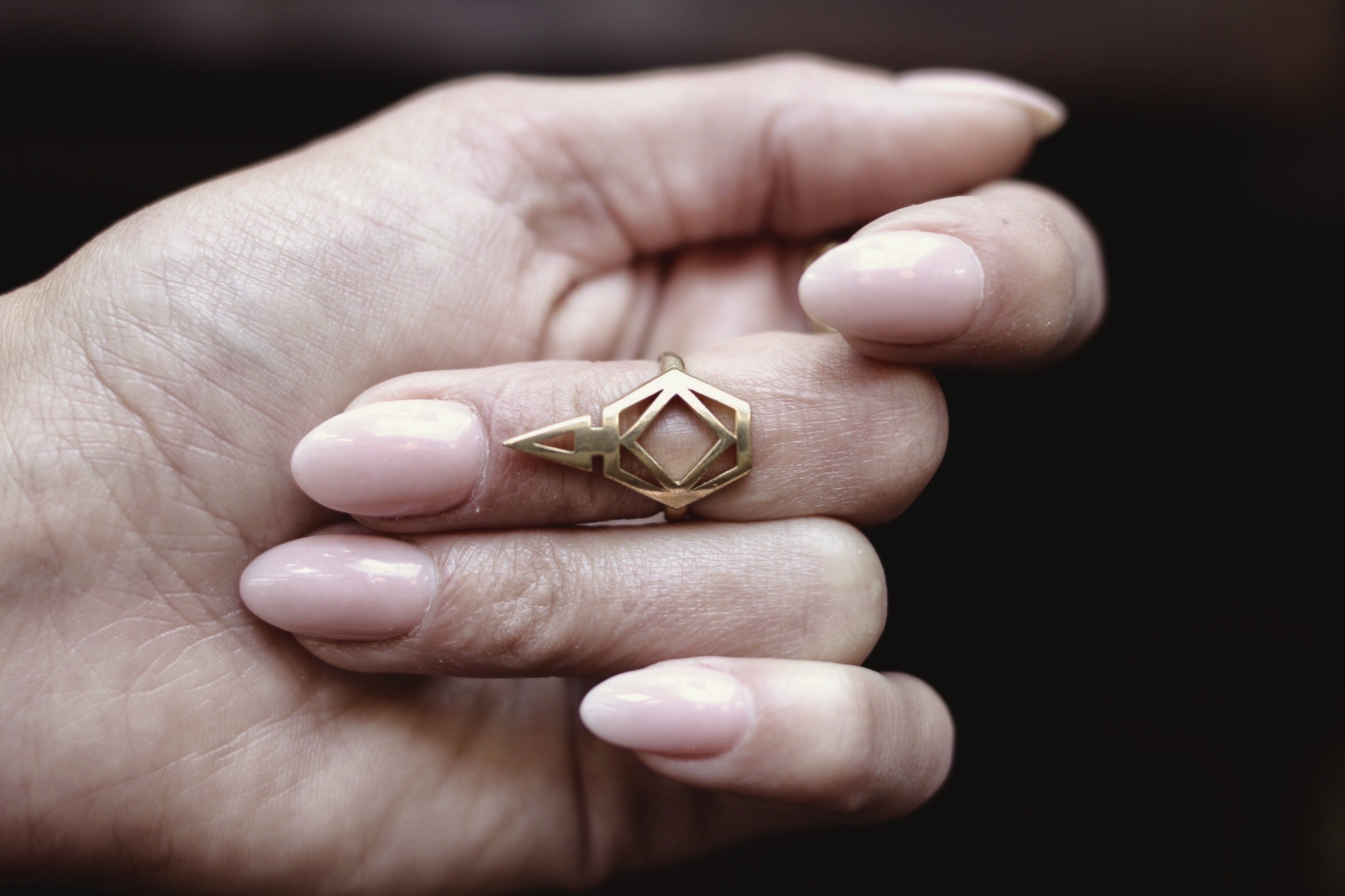 Designed with purpose, the bar tenders ring is the perfect object of utility. For opening any tab cans. Made in Milwaukee, but studio boutique CIVAL Collective.