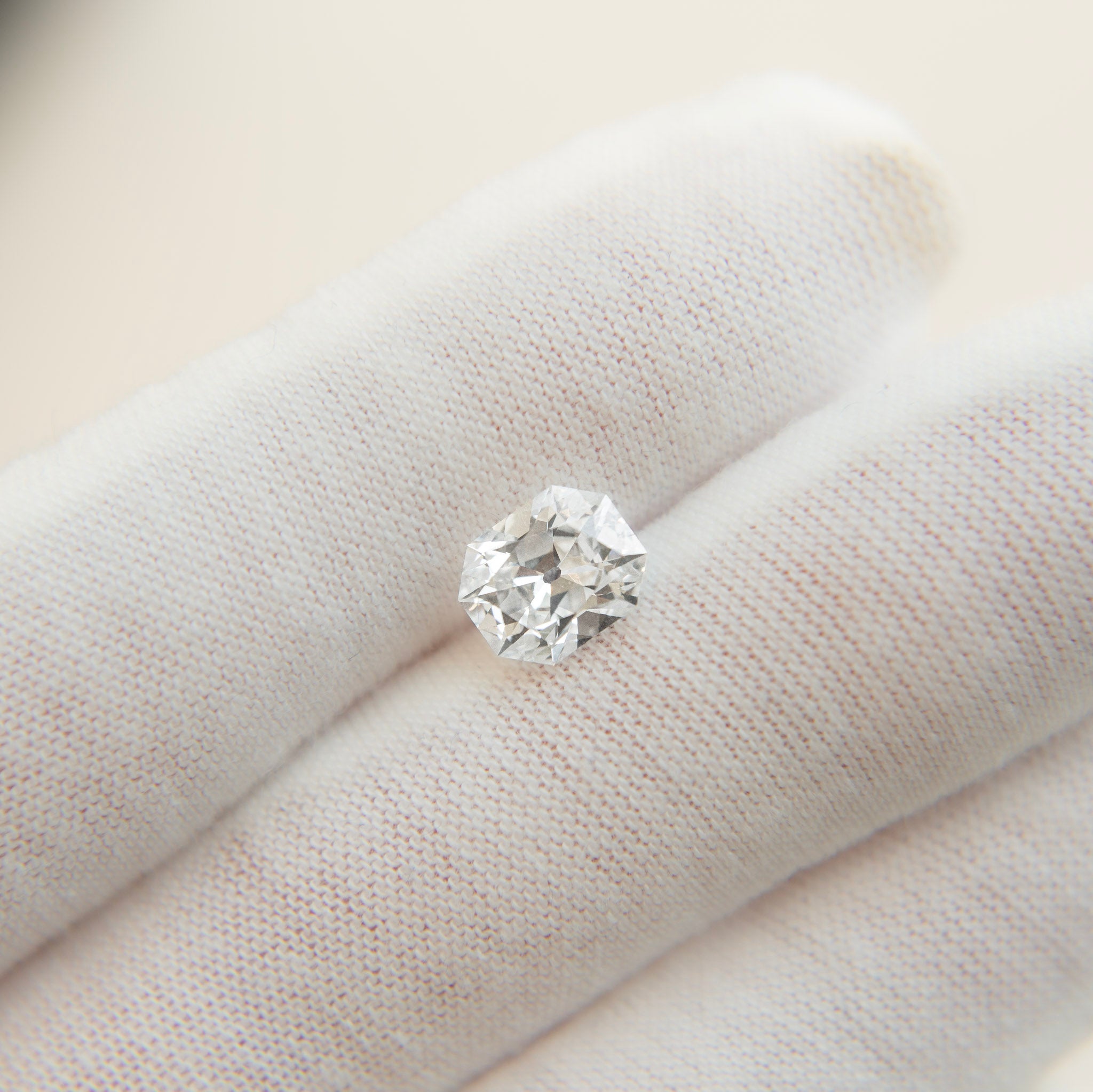 2.01ct Octogon Empress Cut Lab Diamond