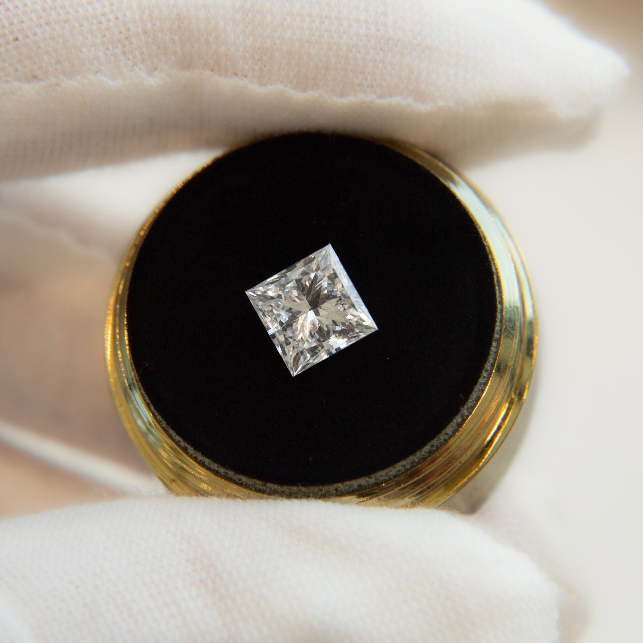 1.8ct Princess Lab Diamond