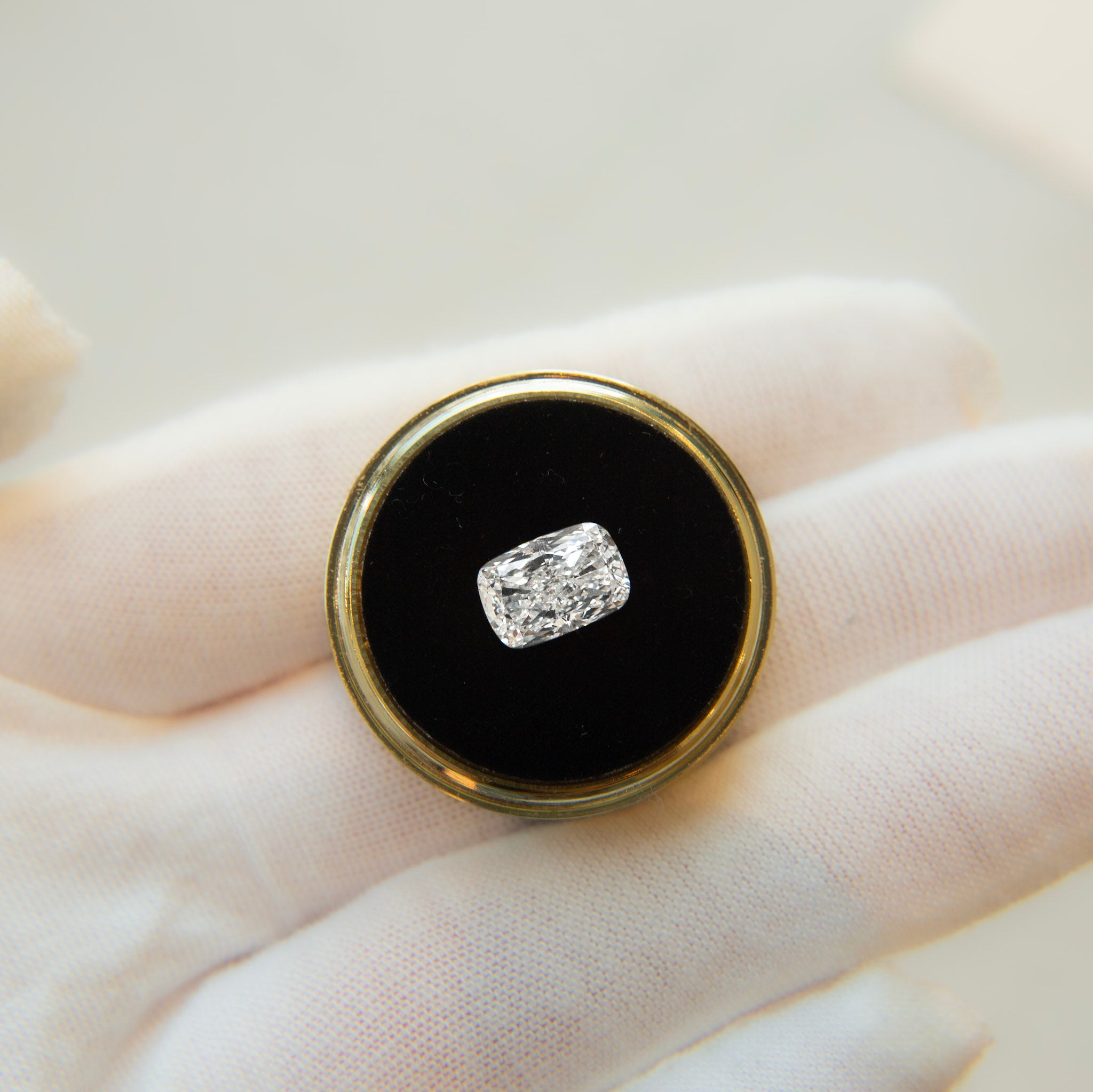 2.5ct Cushion Lab Diamond