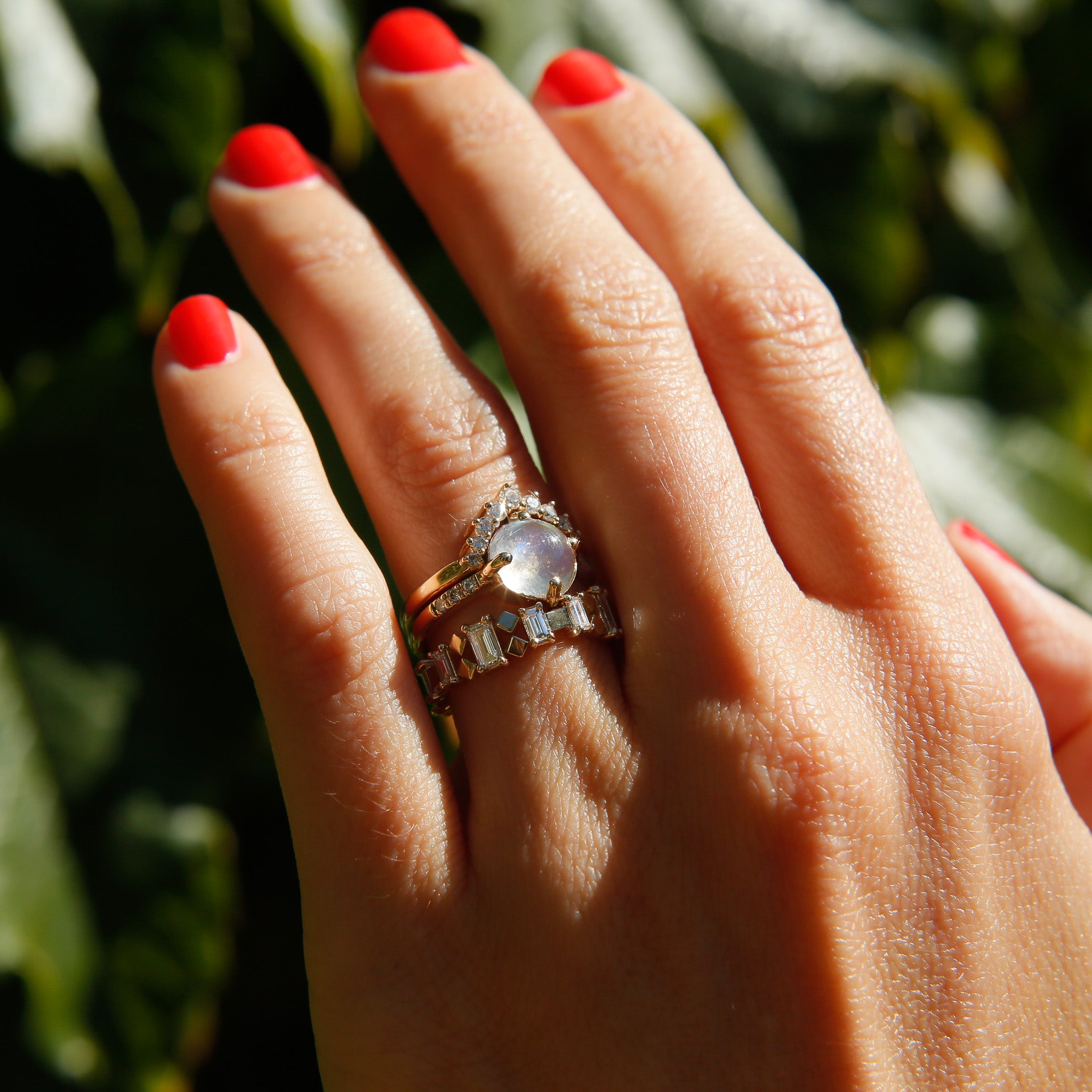 14k Diamond Aura Band