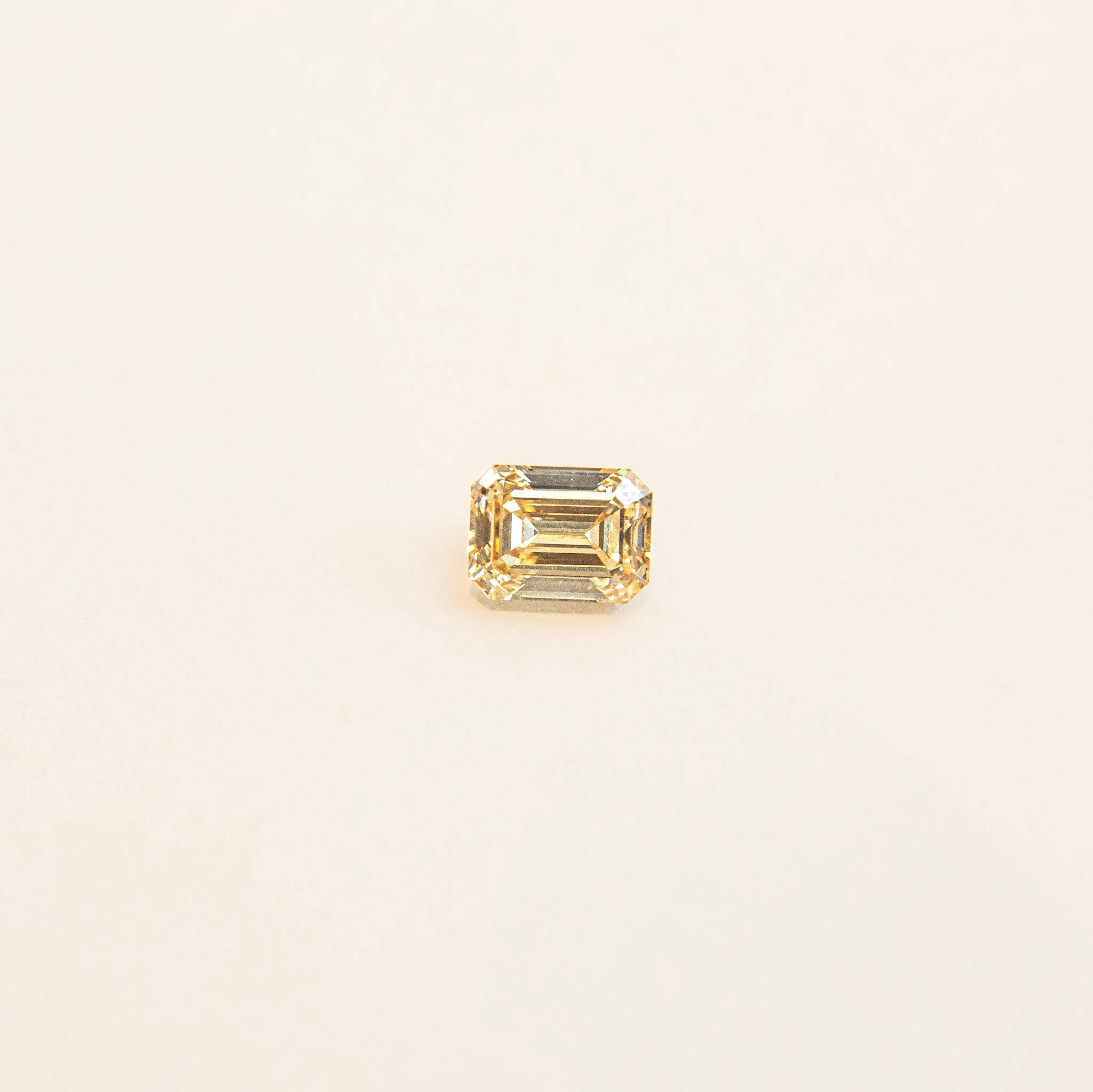 2ct Emerald Cut Yellow Lab Diamond
