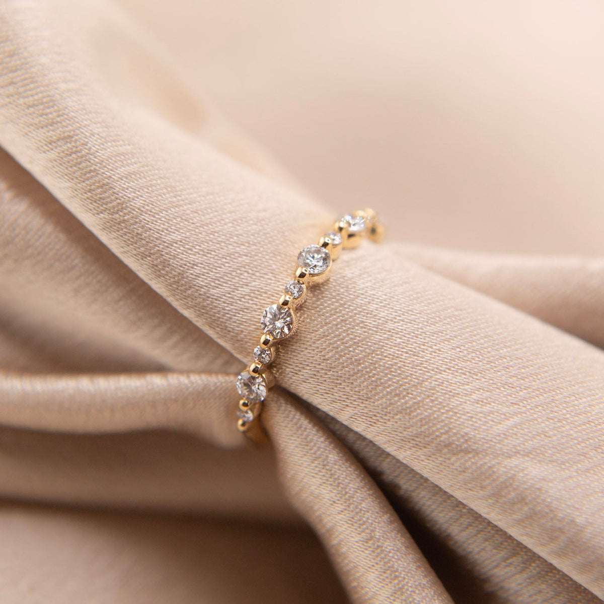 14K Yellow Gold 3/8 CTW Lab-Grown Diamond Anniversary Band | Made to Order