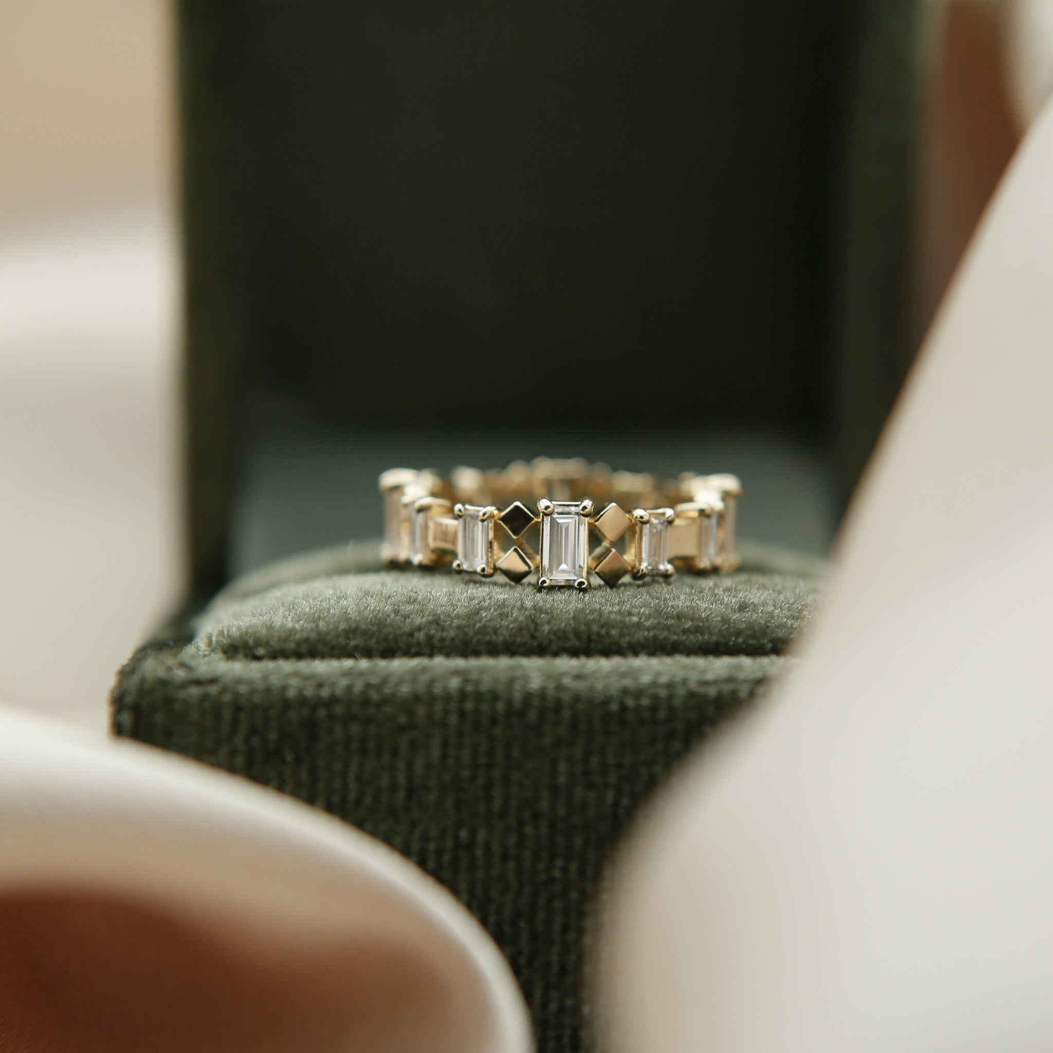 14k Diamond Aura Band