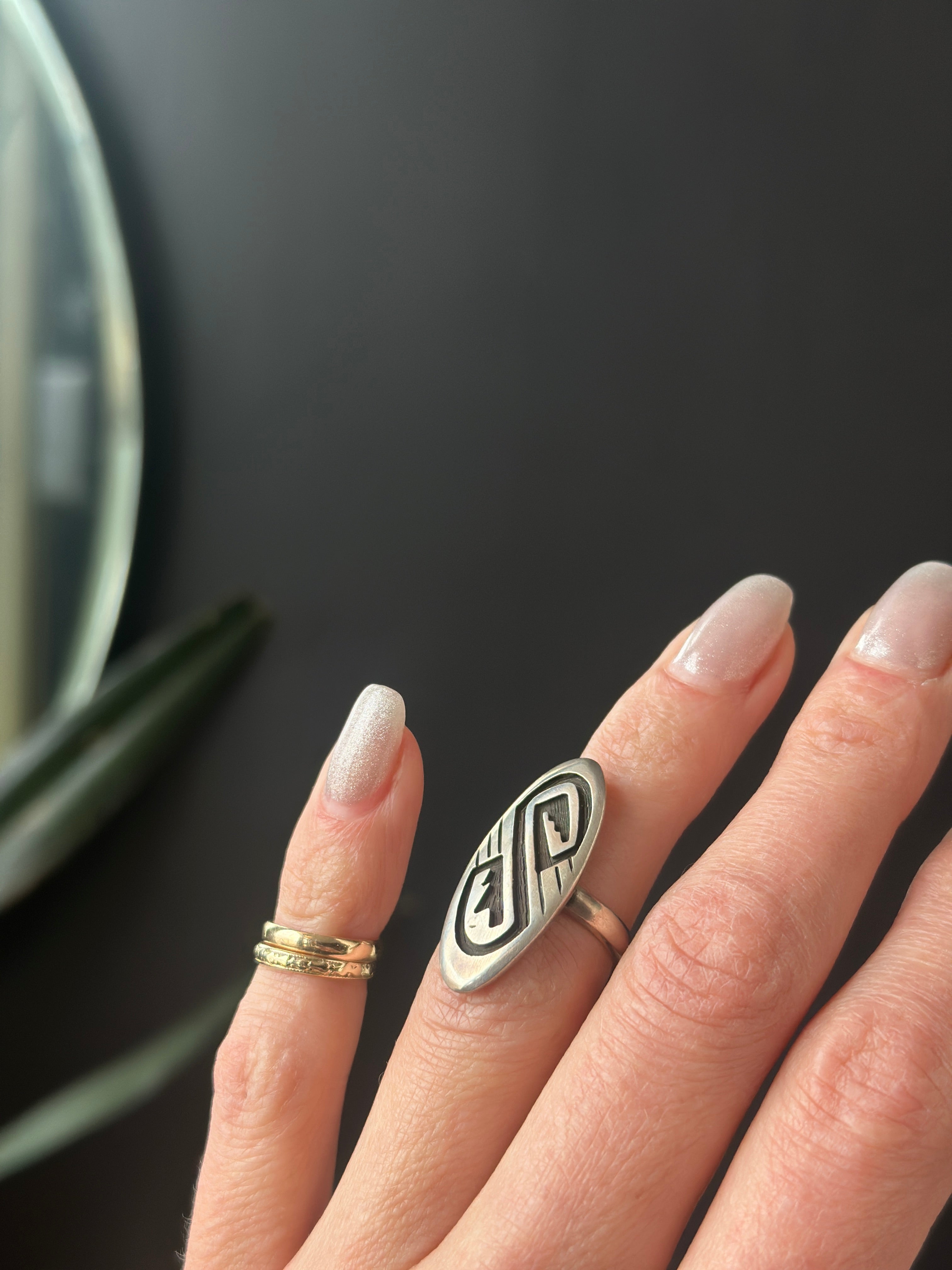 Vintage Hopi Silver Ring | Size 5