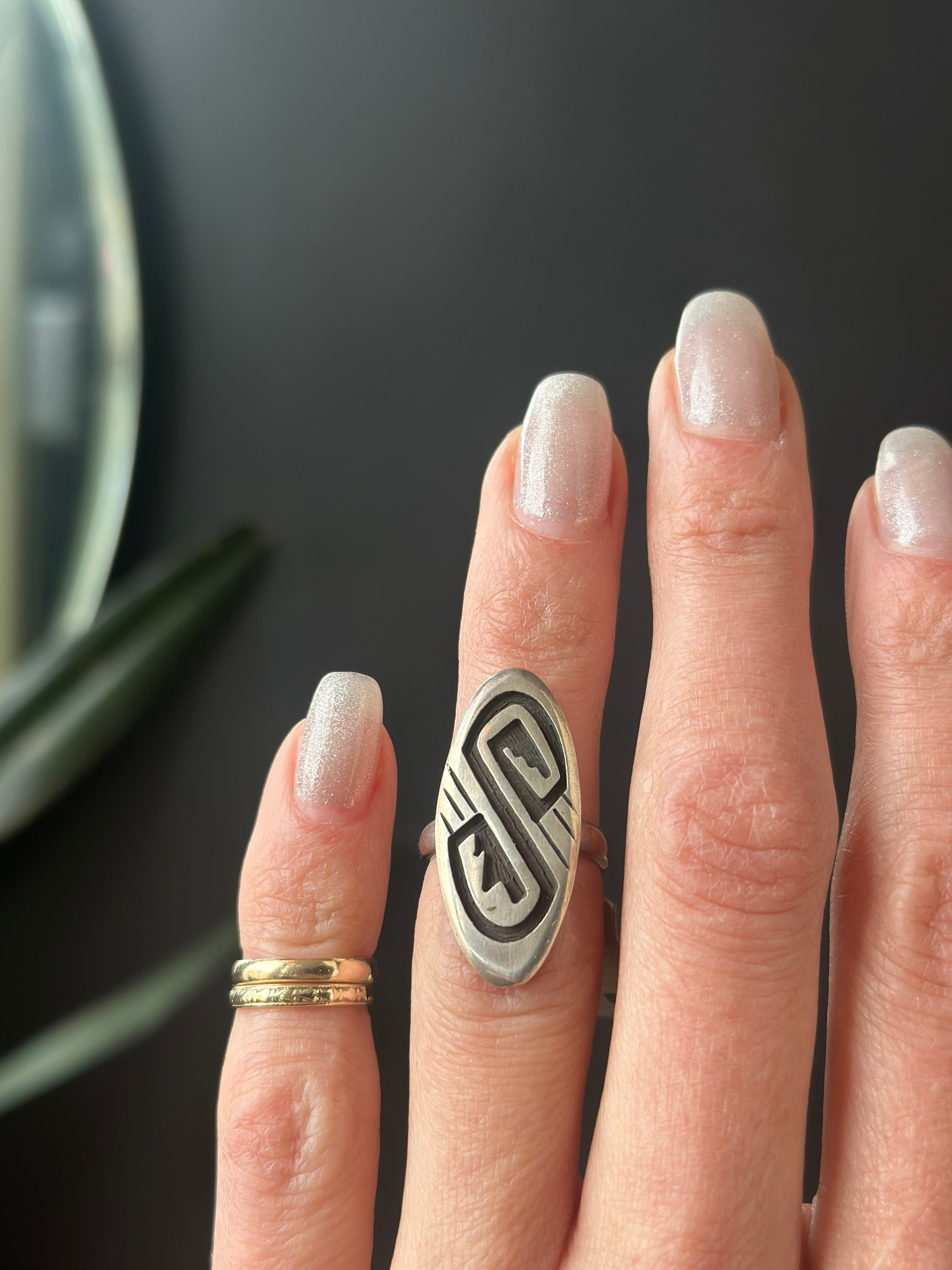 Vintage Hopi Silver Ring | Size 5