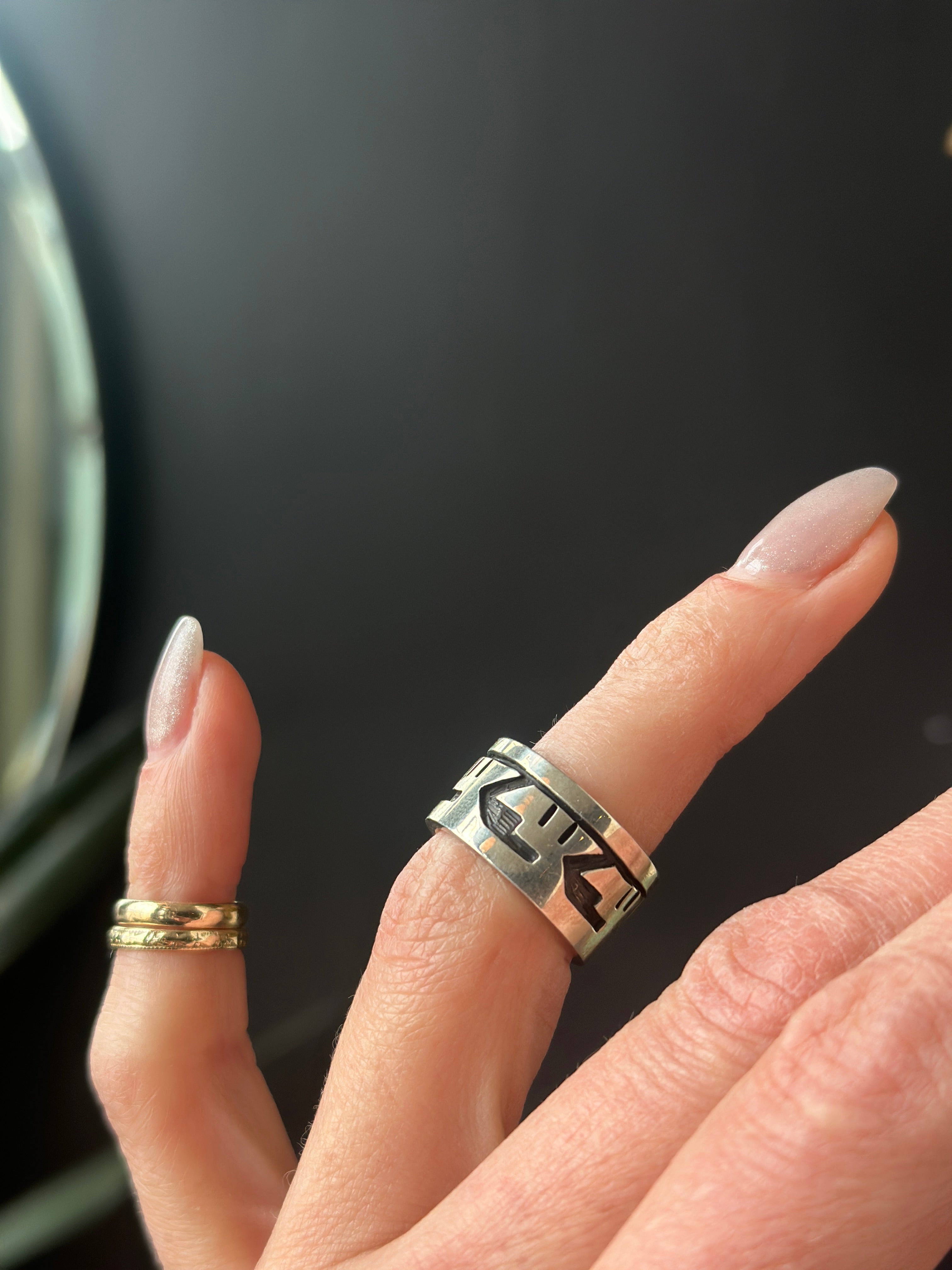 Vintage Hopi Silver Ring | Size 6