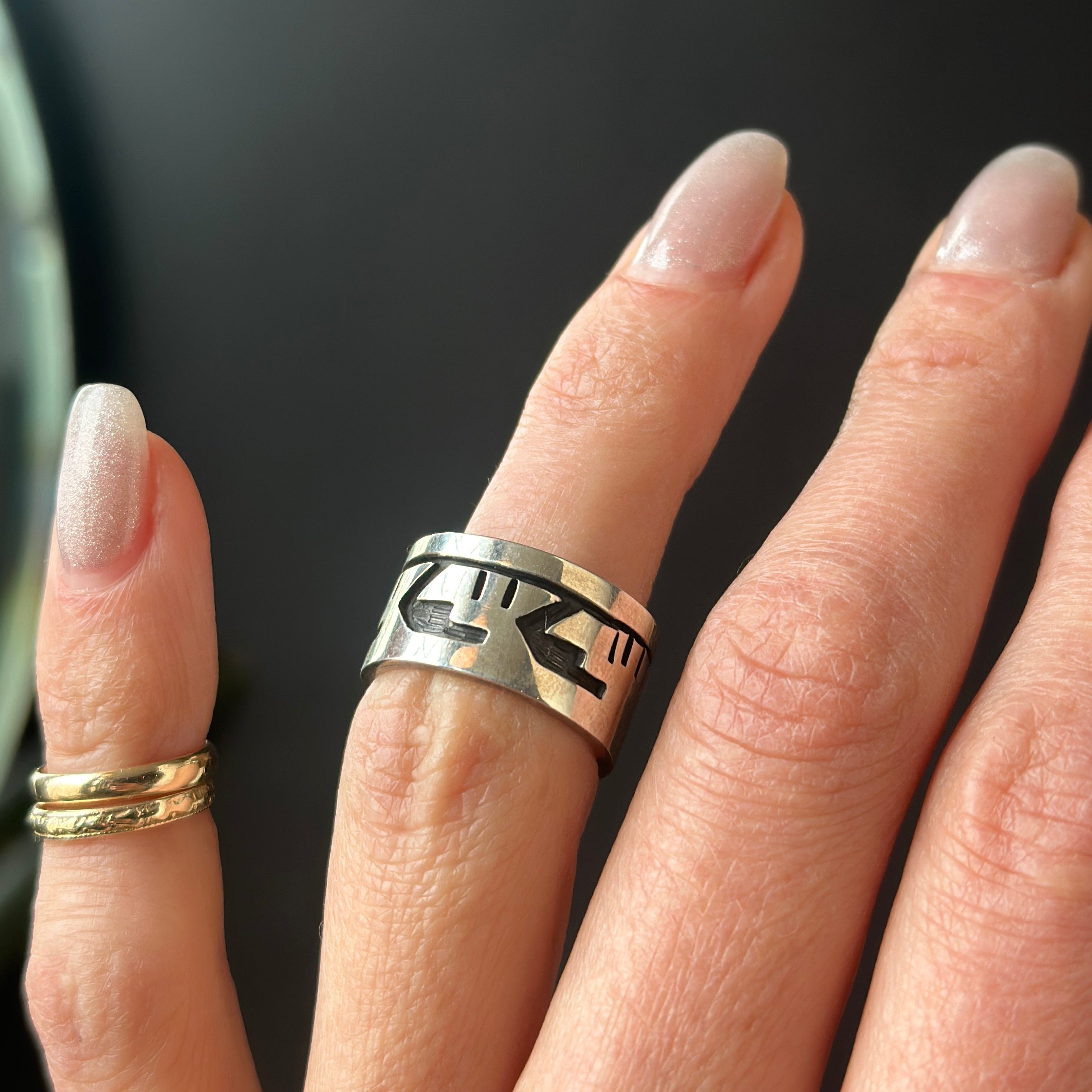 Vintage Hopi Silver Ring | Size 6