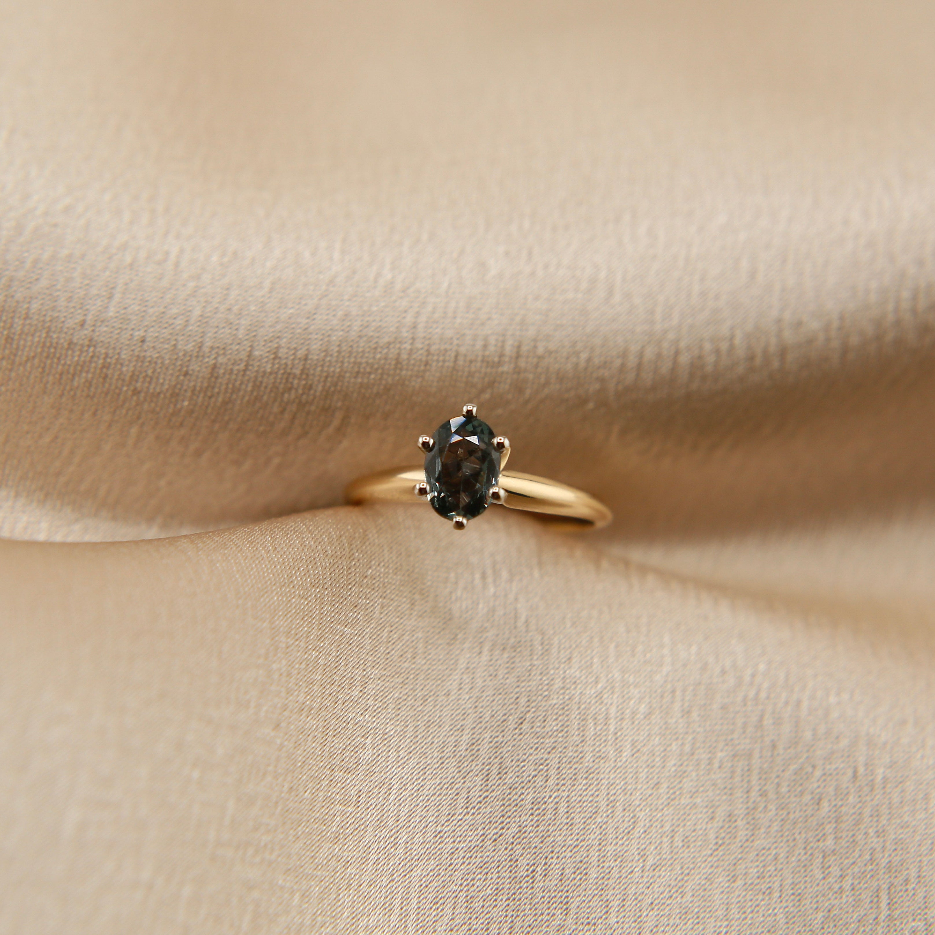 Two Tone Crown Set Spinel | sz 6