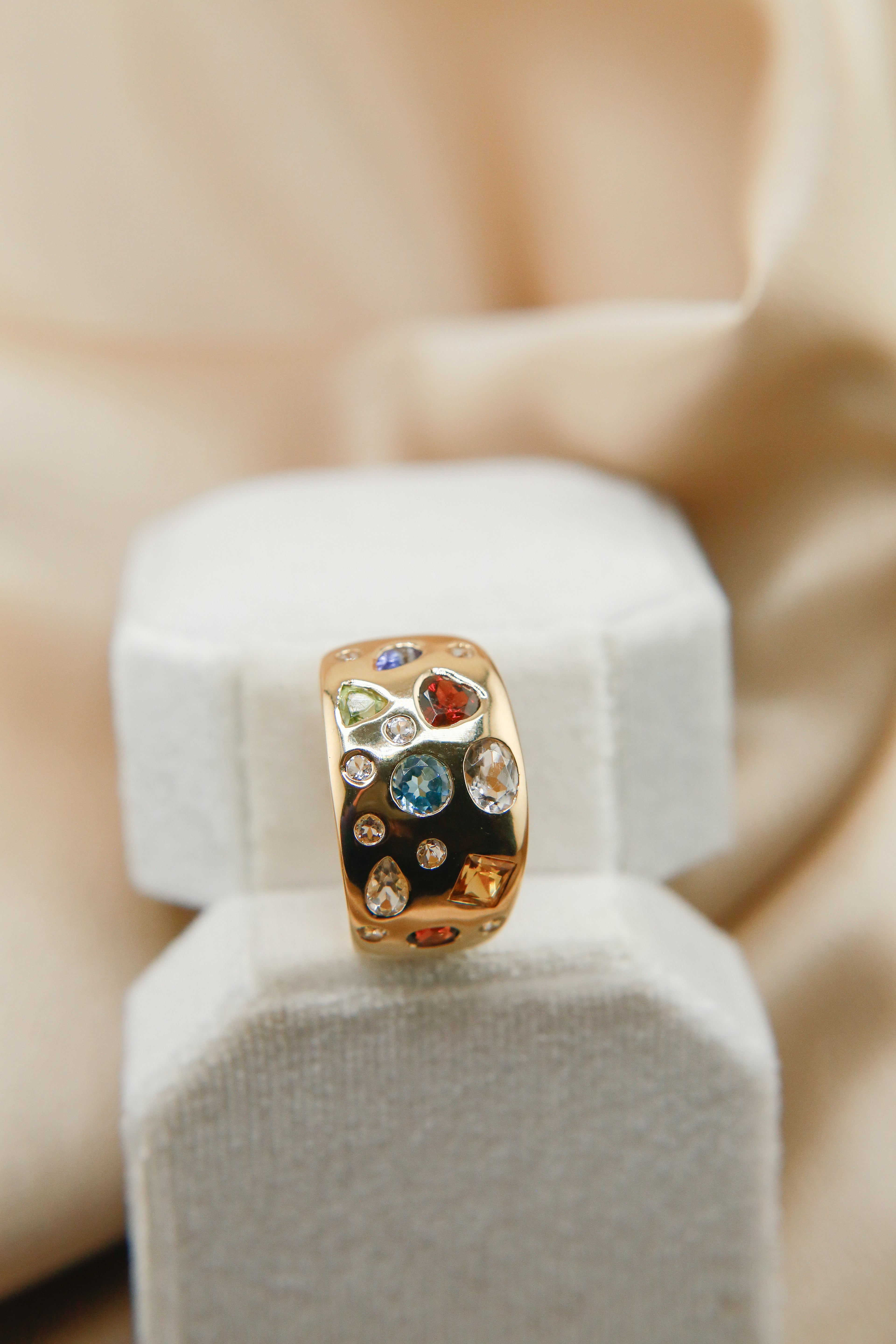 Confetti Gemstone Ring | sz 8
