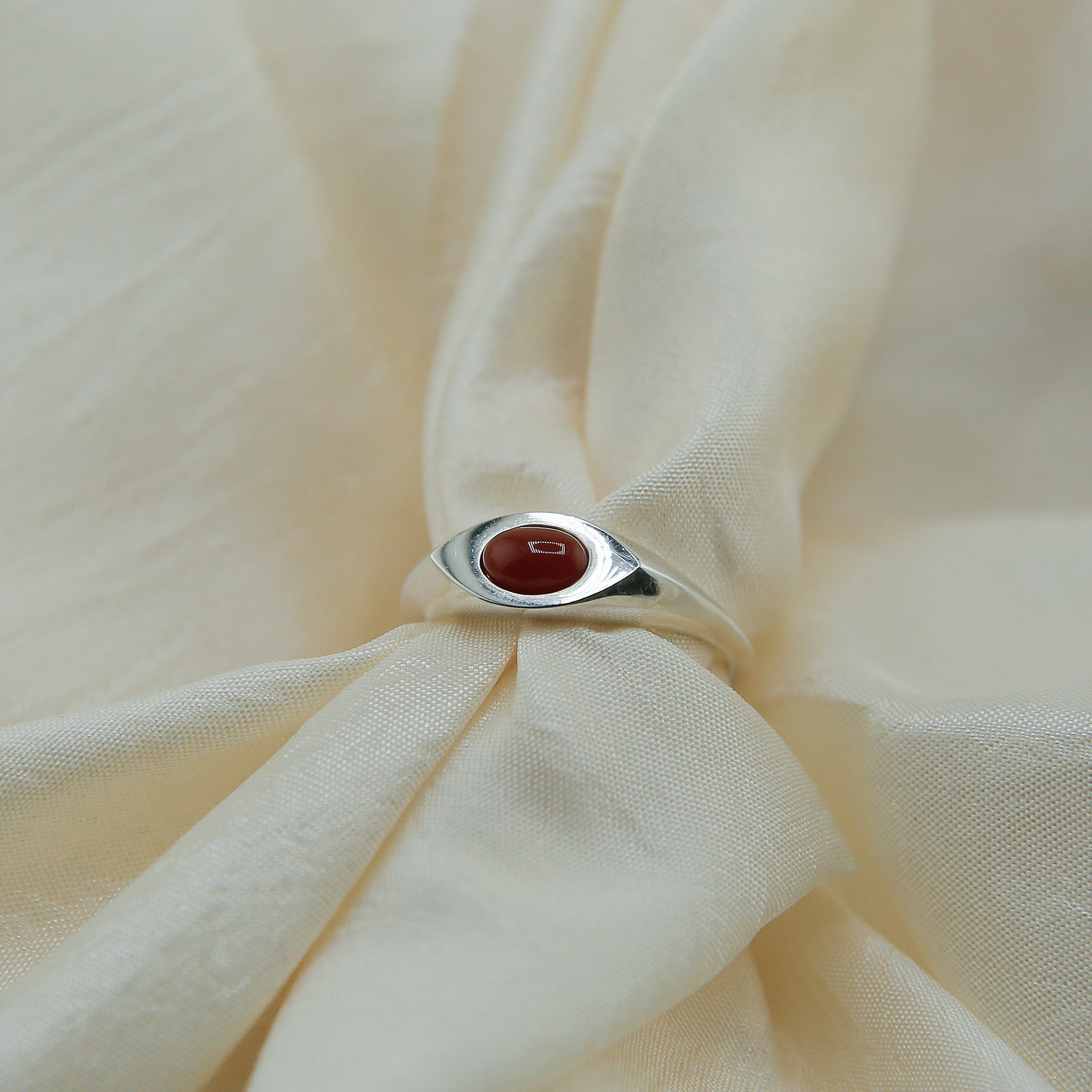 Kira Silver Red Agate | Ring
