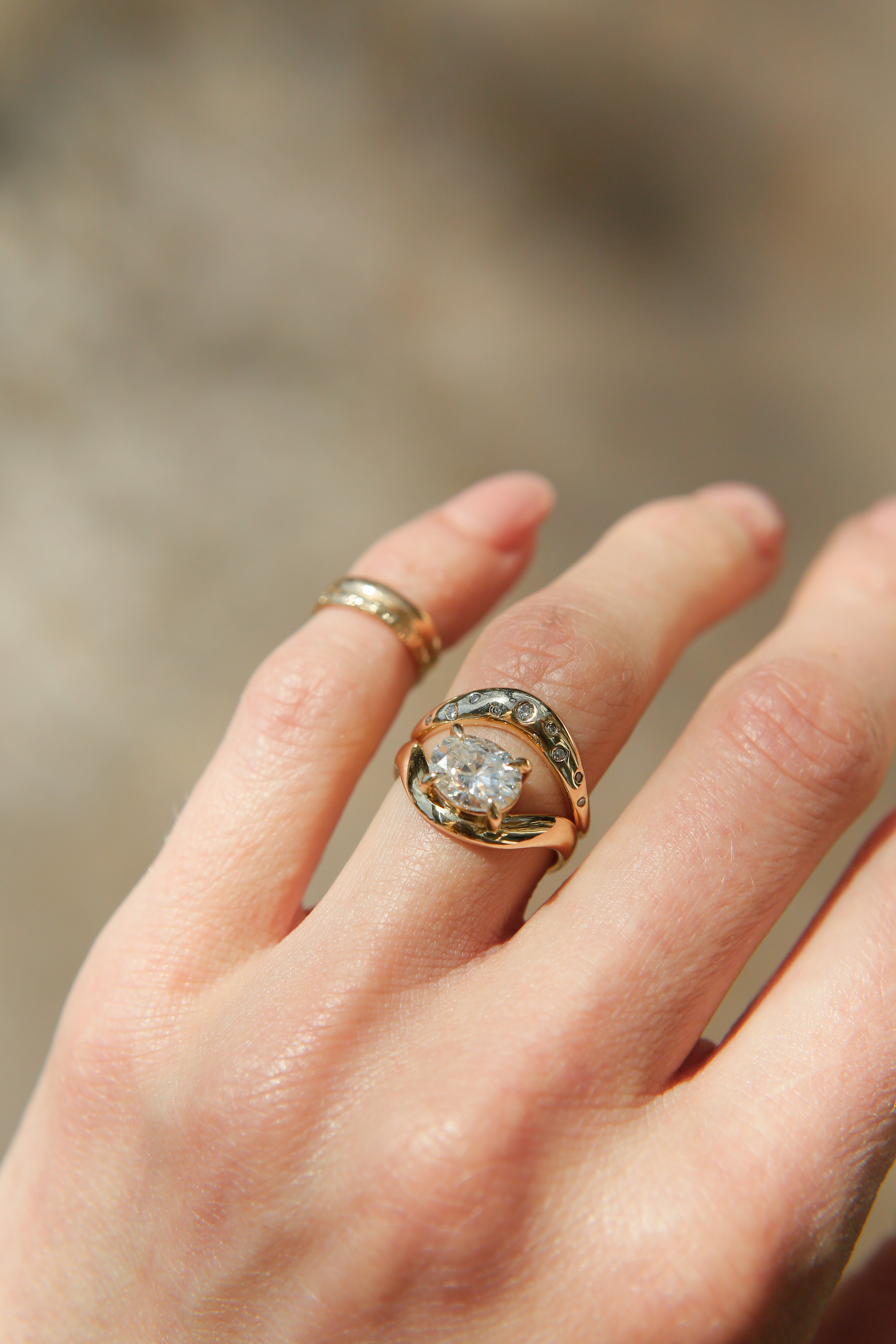 Fraiser Wave Wedding Band