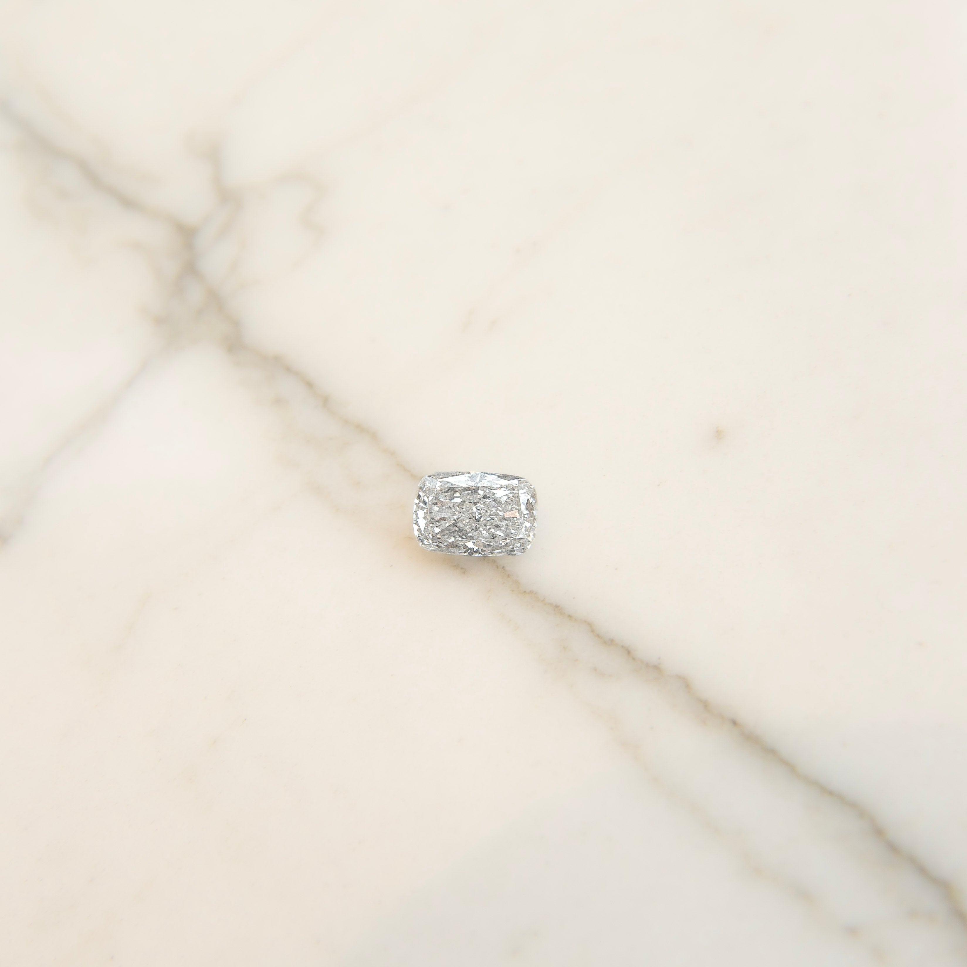 2.5ct Cushion Lab Diamond