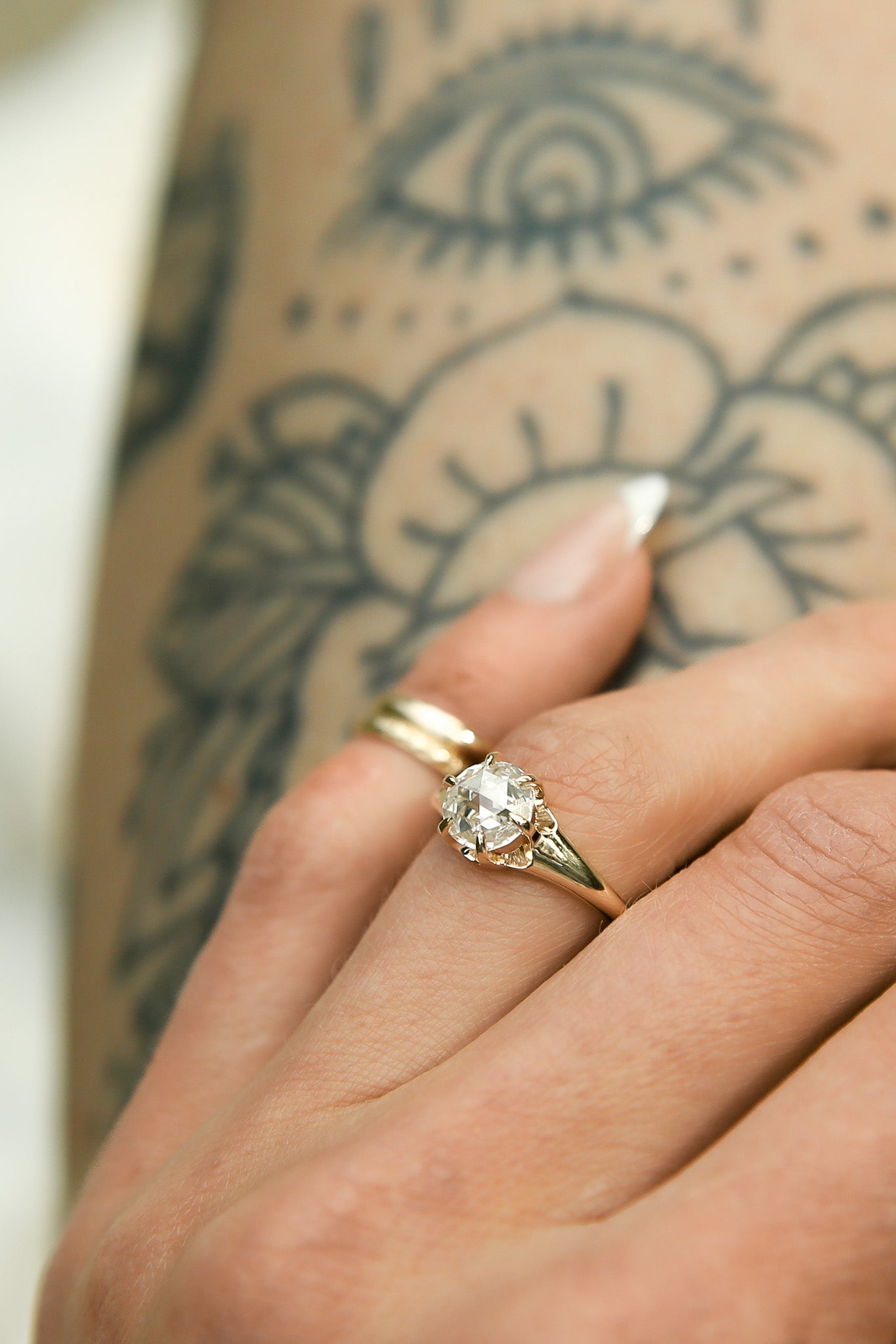 Amelia | 1.5 ct Double Rose Cut Round | sz 8