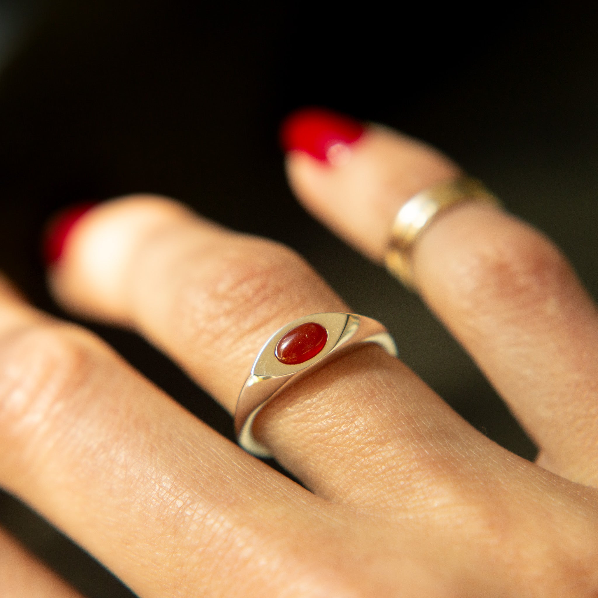 Kira Silver Red Agate | Ring