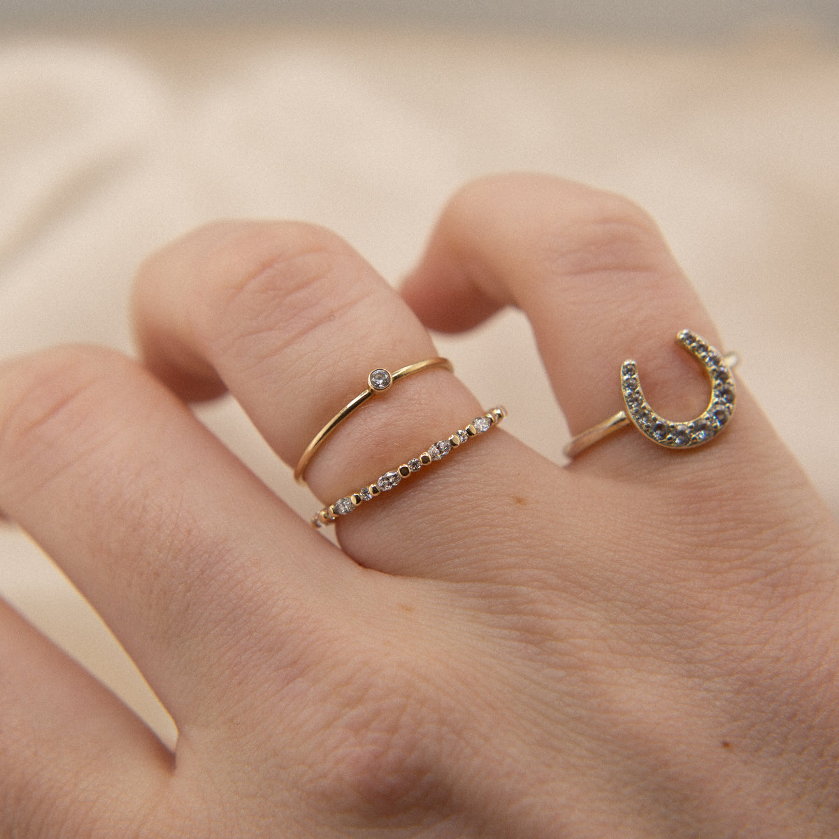 14k Yellow Gold Anniversary Band 1/4 TCW