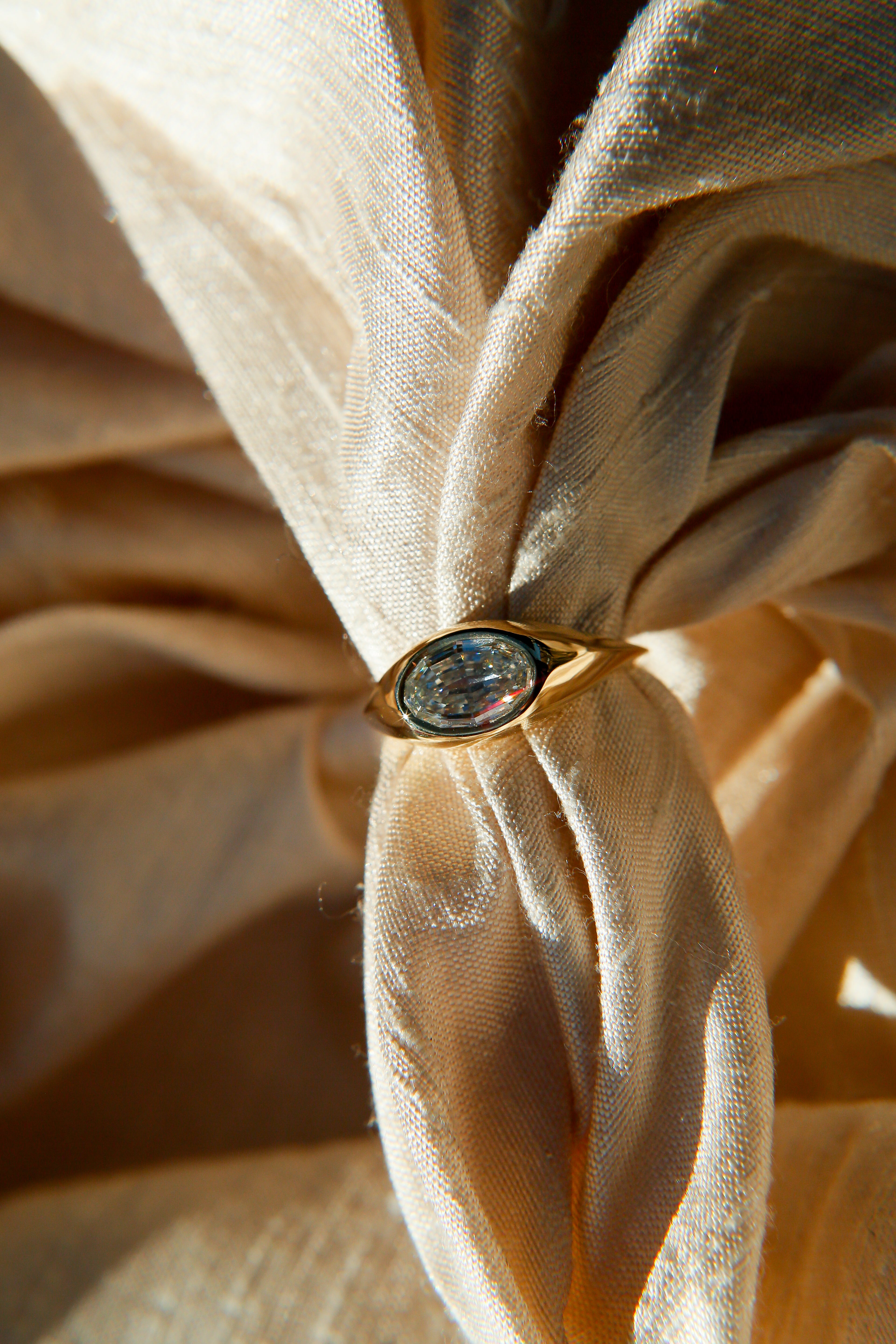 Kira 1.16ct Step Cut Oval | sz 3.5