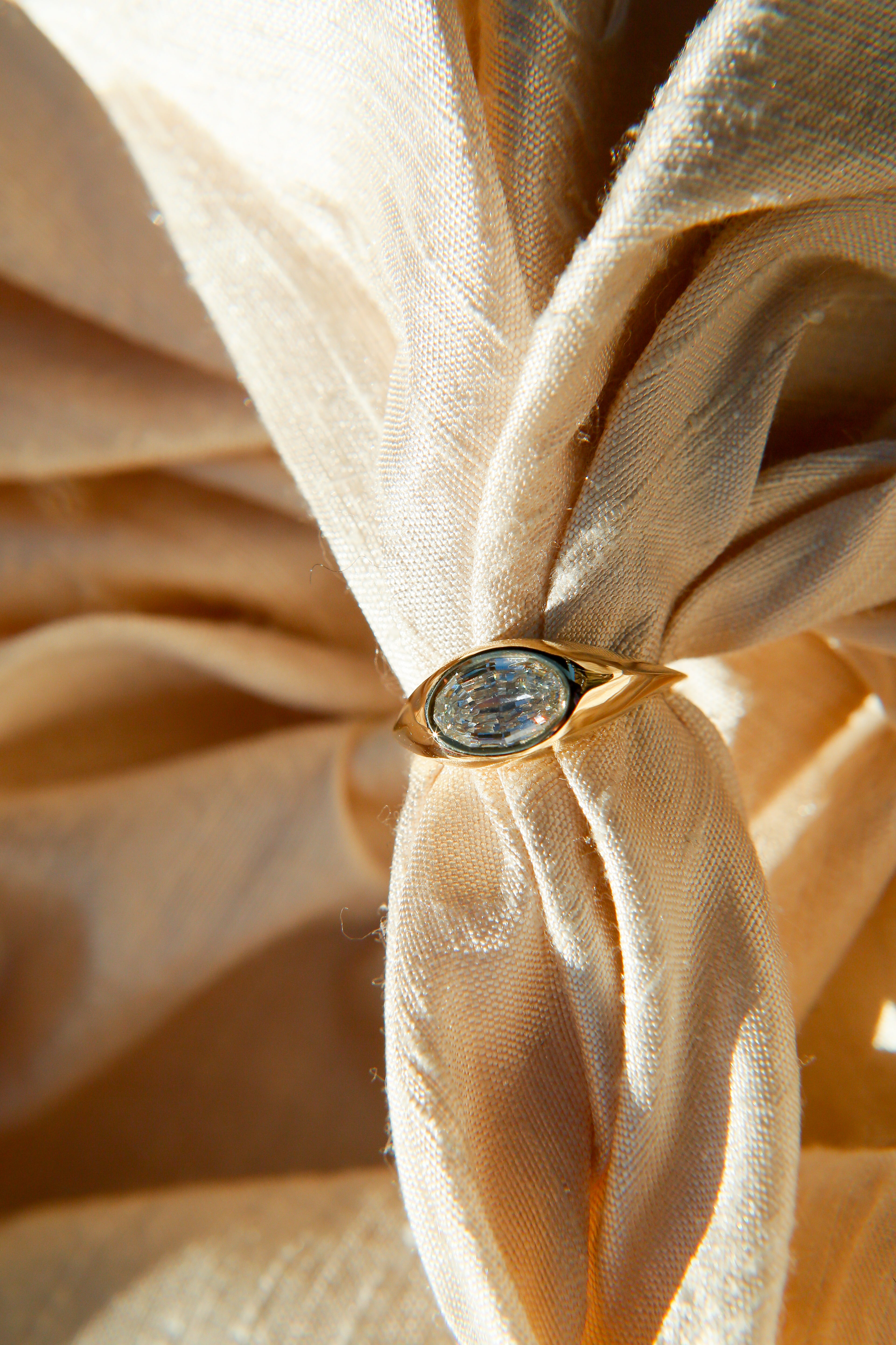 Kira 1.16ct Step Cut Oval | sz 3.5