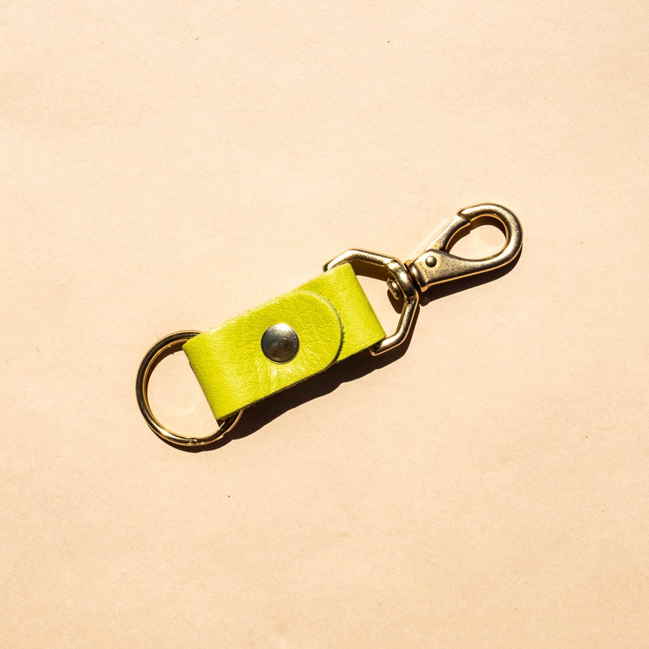 Keychain Chartreuse Leather | Lifestyle