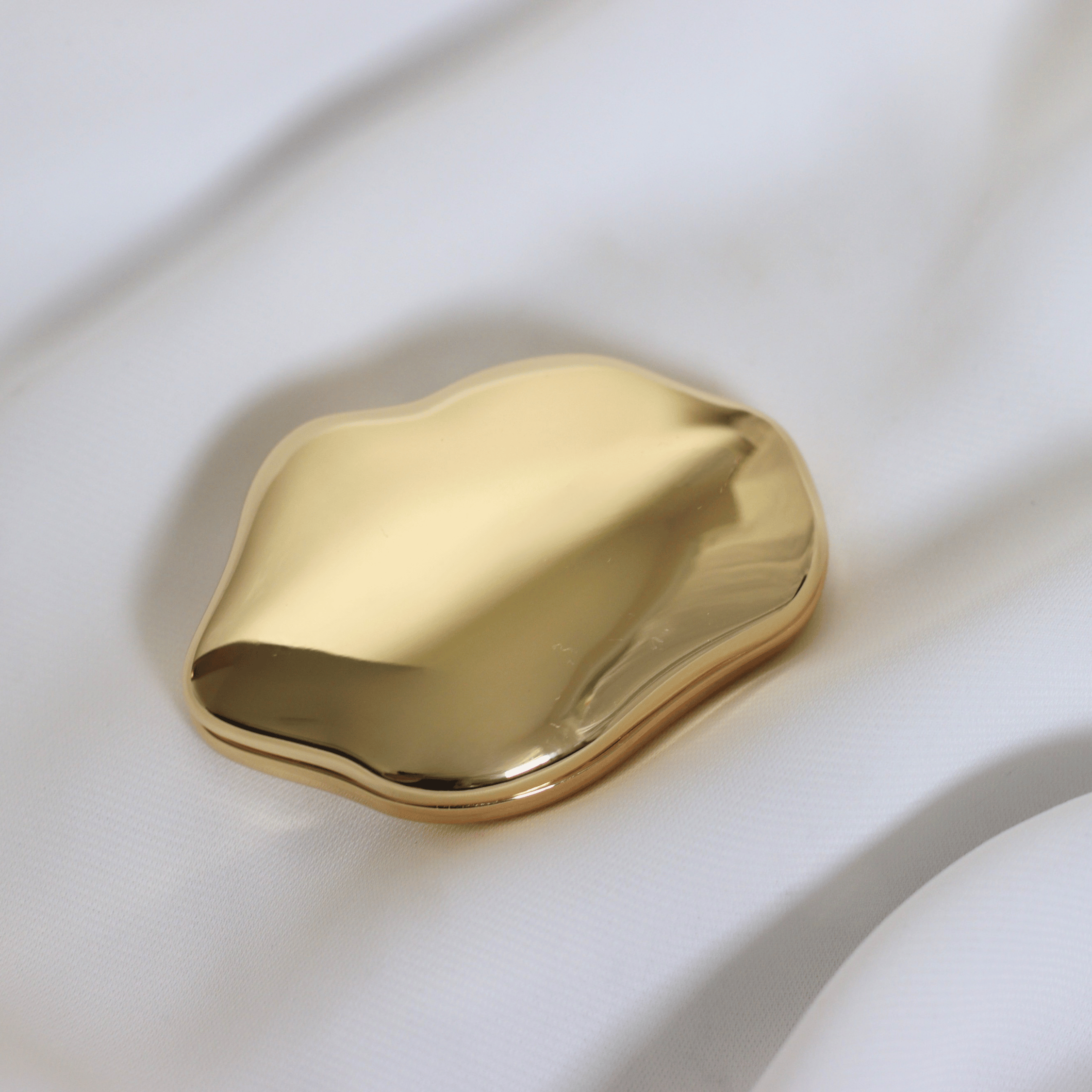 Gold Cloud Compact Mirror | Lifestyle