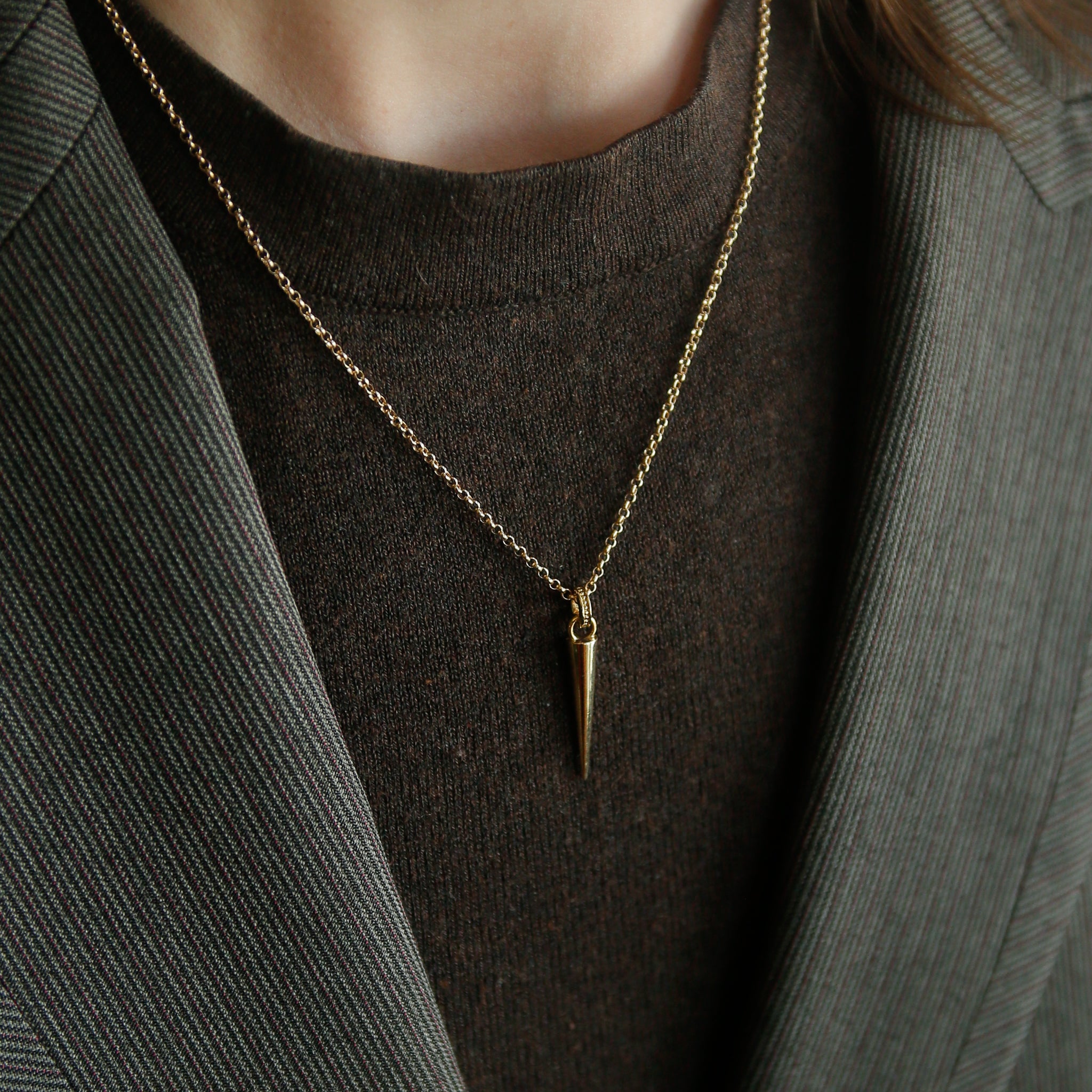 Mave Brass Pendant I Necklace