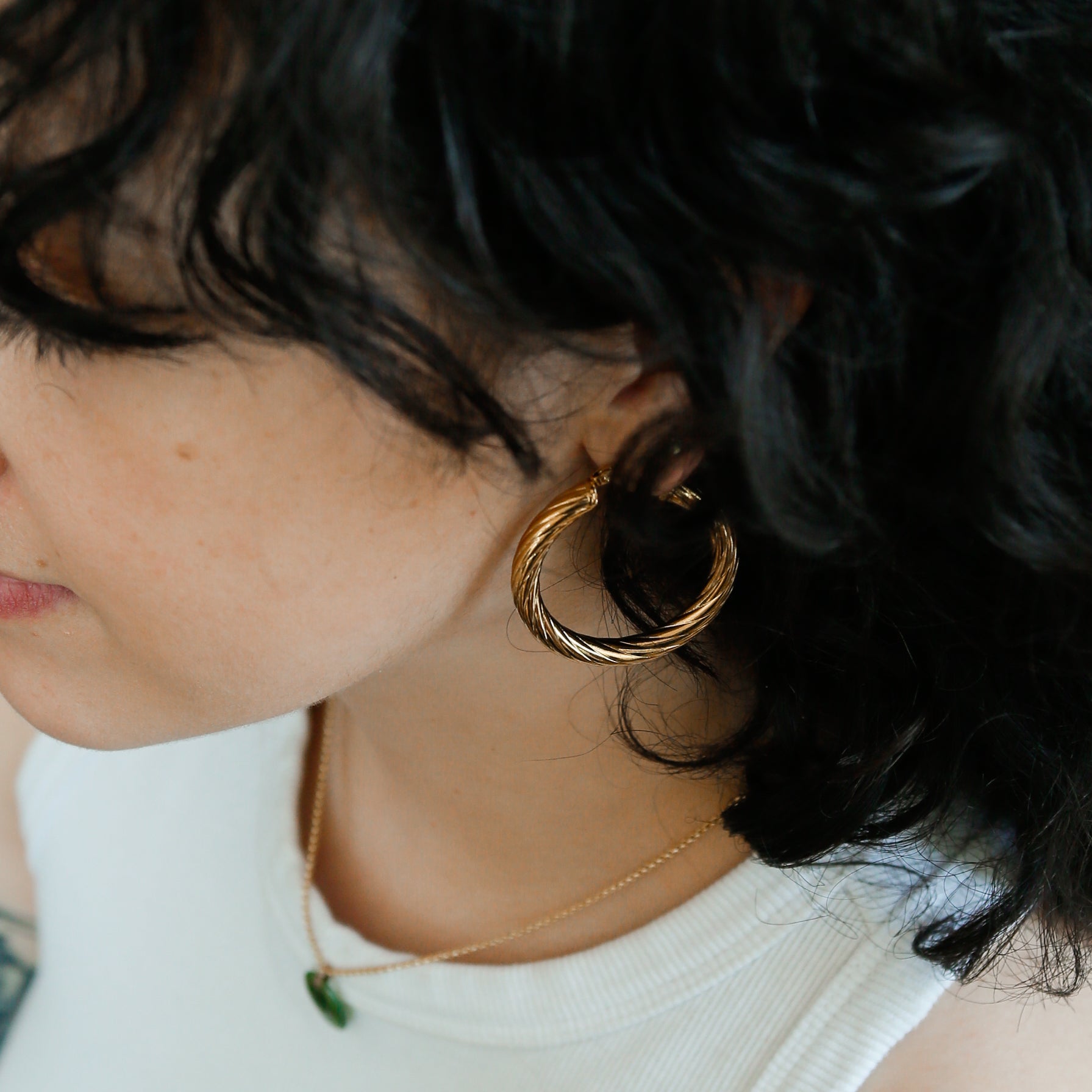 Tina Hoops | Gold