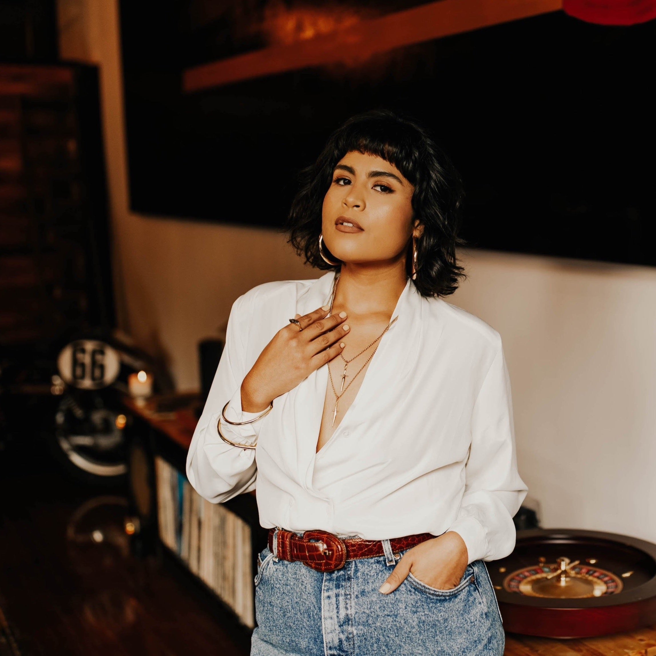 Marceline Necklace | Brass