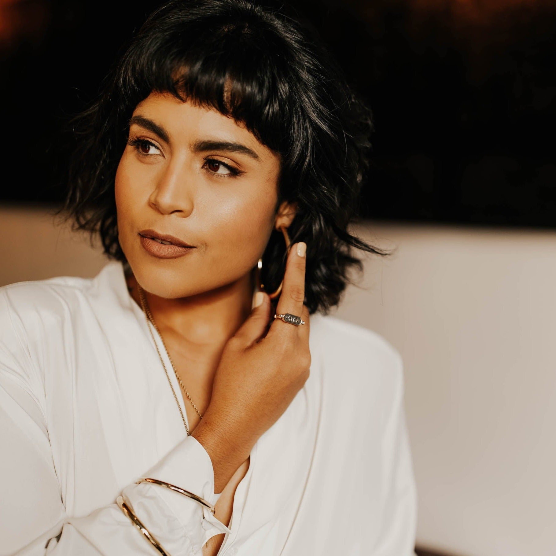 Ceylon | 14k Gold Snake Ring