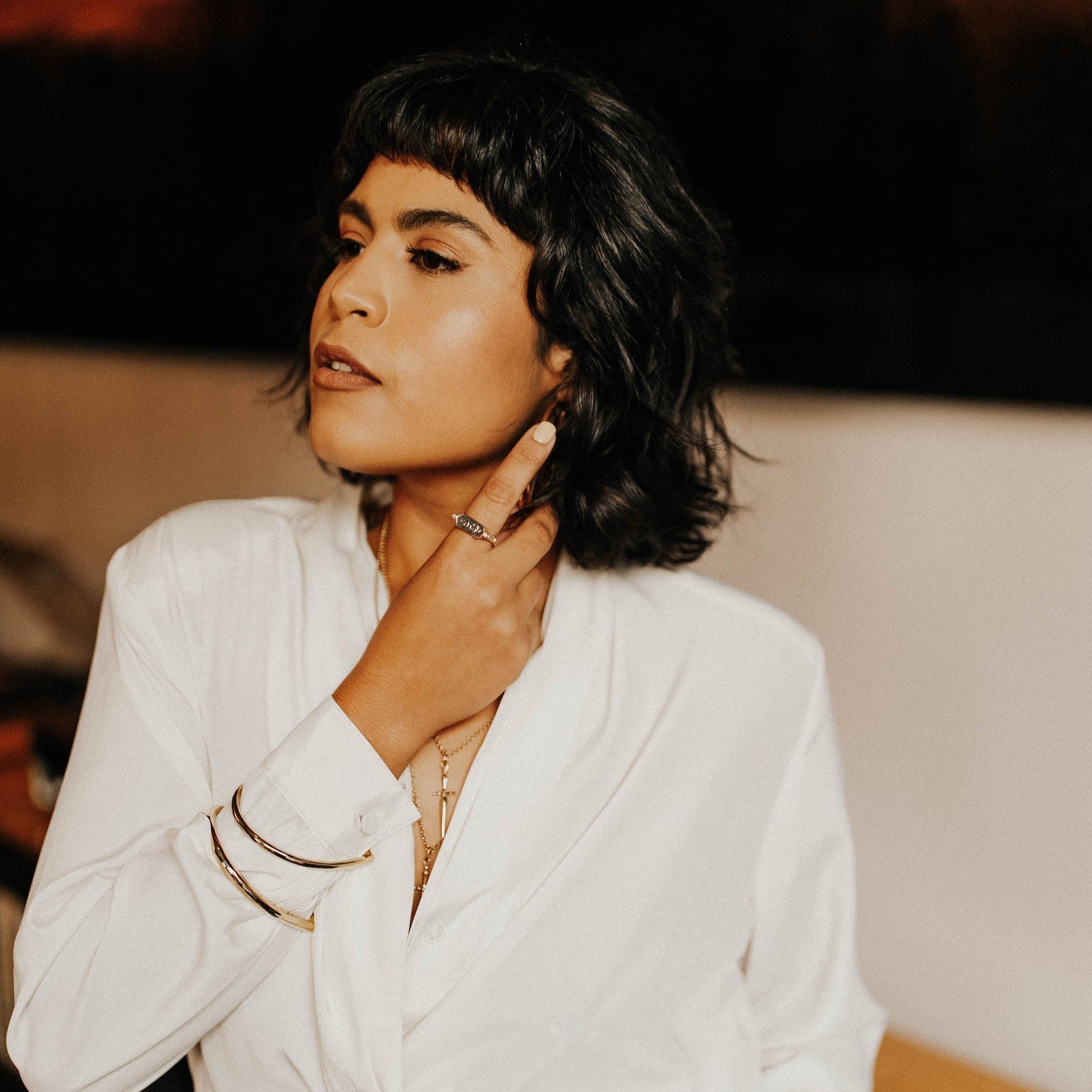 Ceylon | 14k Gold Snake Ring